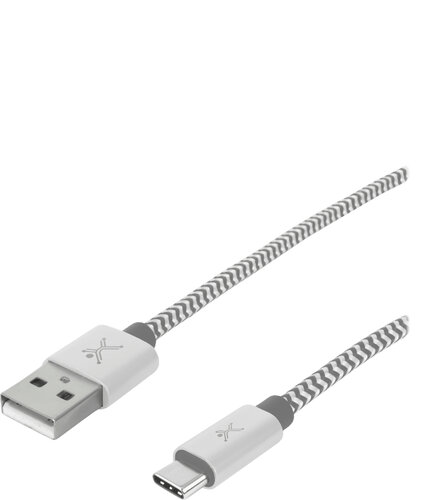 Cable USB tipo A  tipo C PERFECT CHOICE PC-101673 – USB A, 1 m, Plata