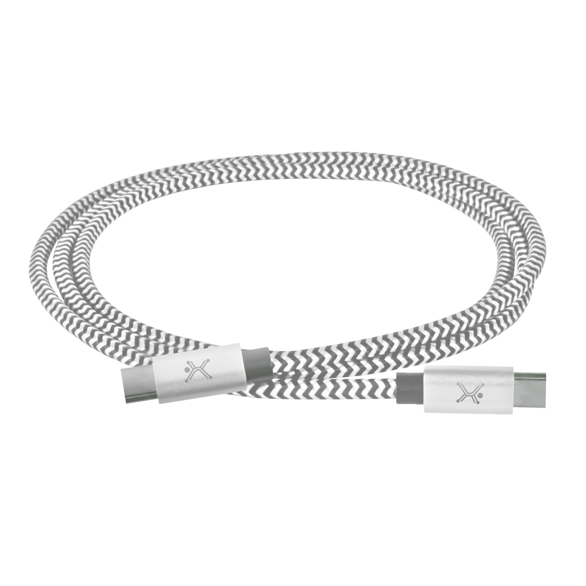 Cable USB Tipo C a USB Tipo C  PERFECT CHOICE PC-101697 – 1 m, Plata