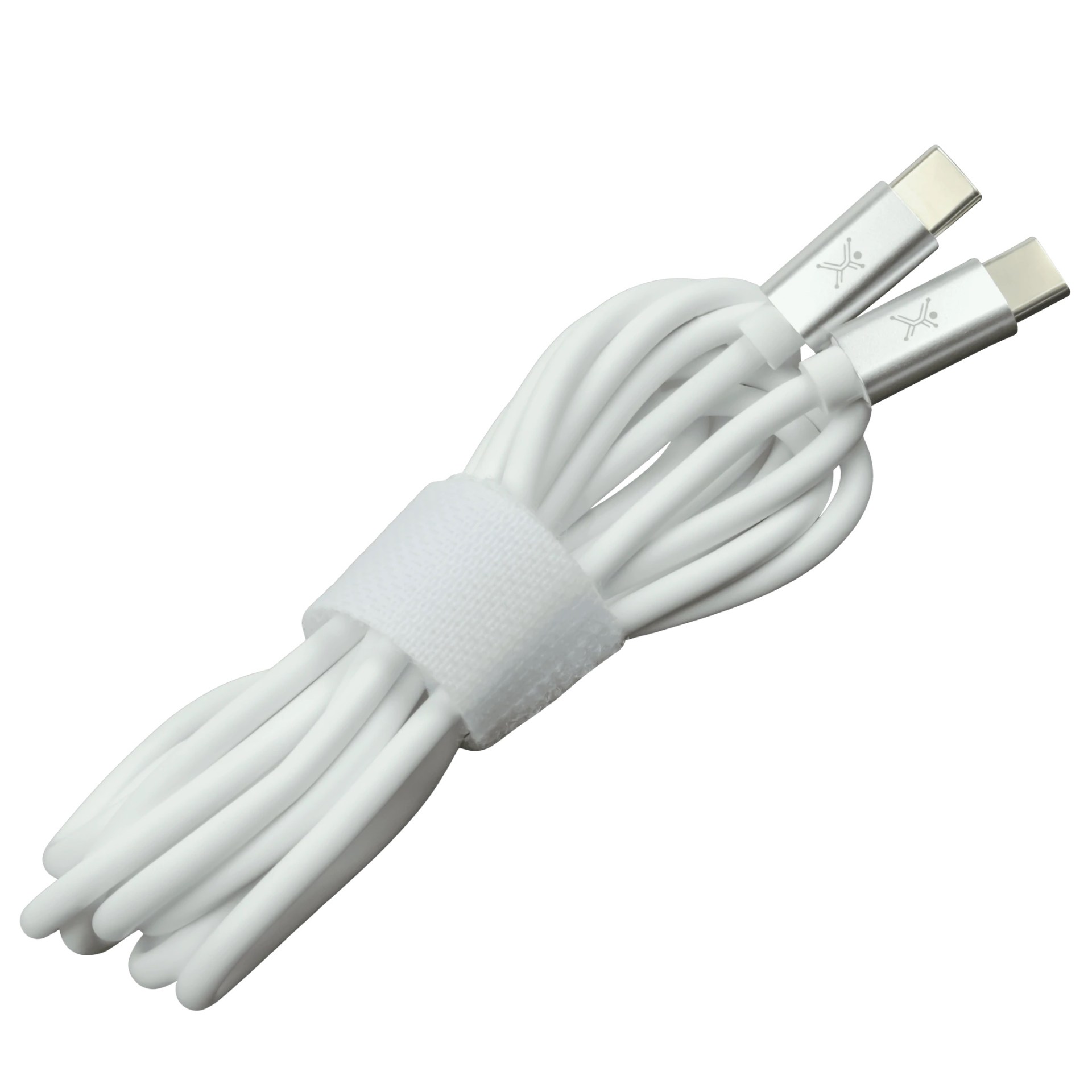 Cable USB C a C Macho PERFECT CHOICE PC-101710 – USB C, 2 m, Blanco