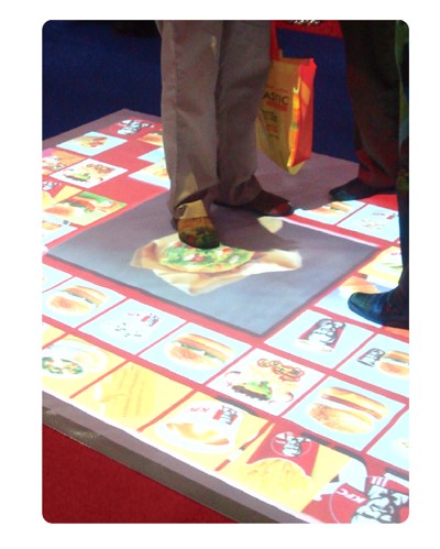 Piso Interactivo Multimedia Screens JC-FLOOR – Si, Color blanco