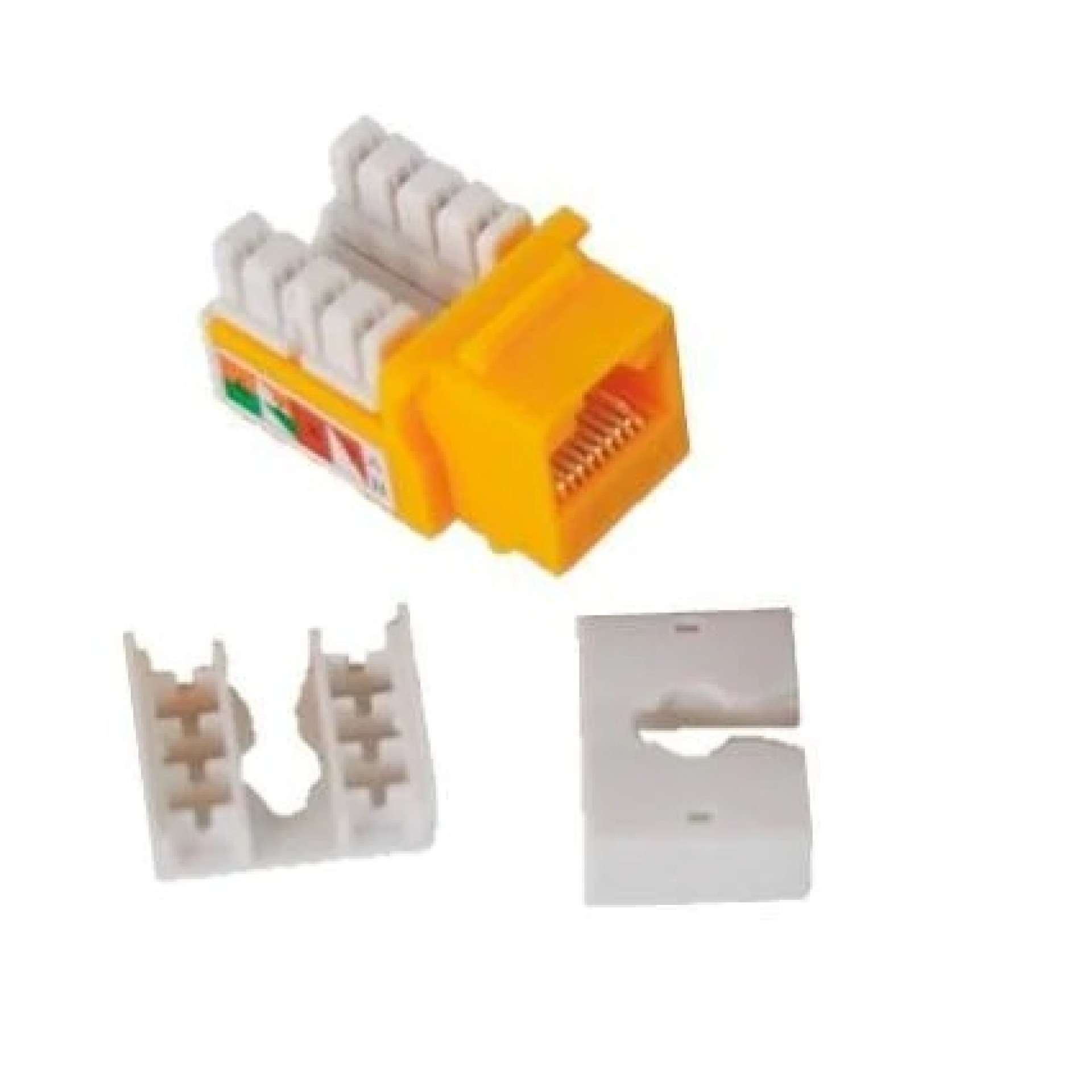 Conector Jack RJ45 Cat6 90 Grados ENSON ENS-JC6YE – Amarillo