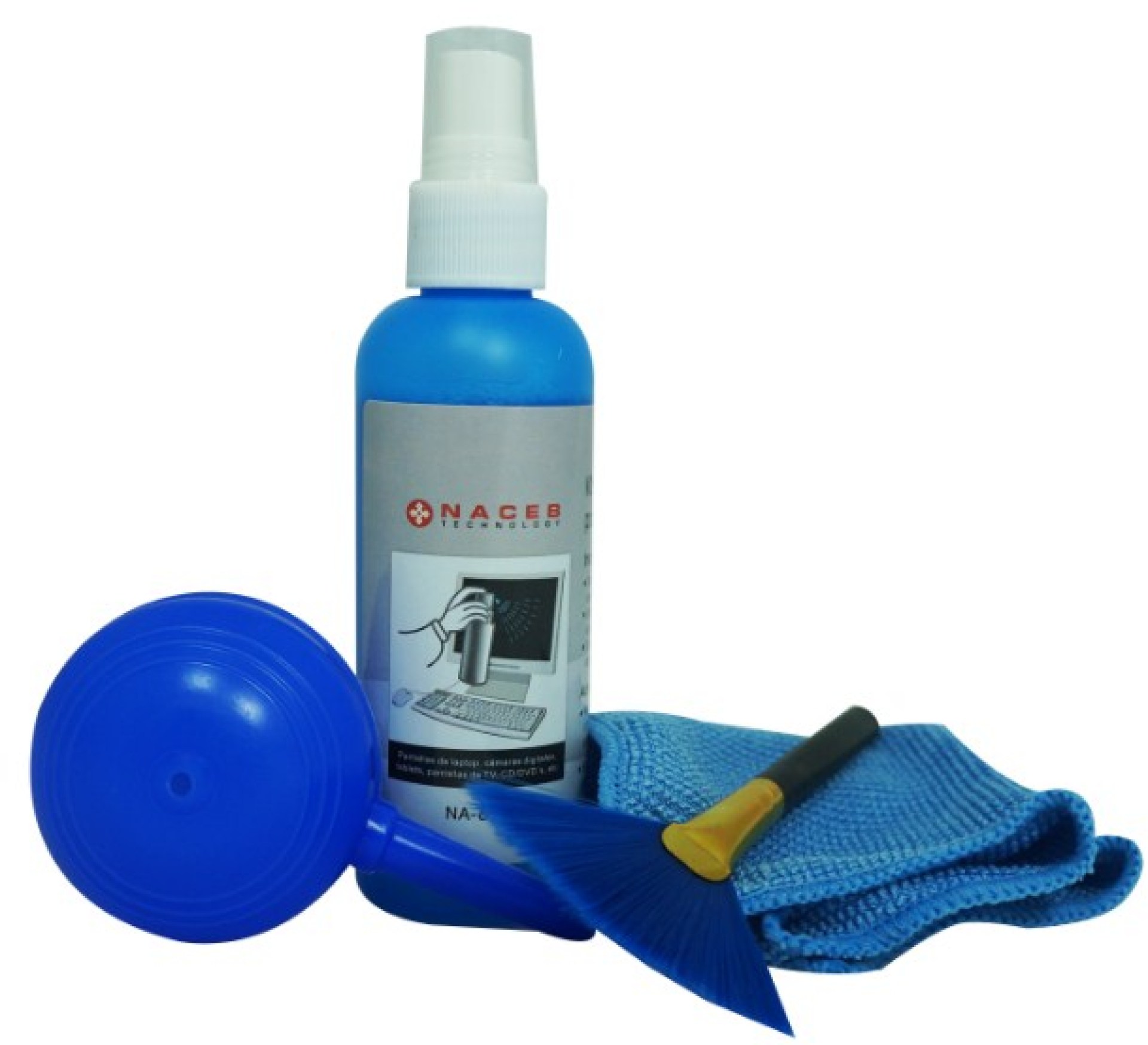 Kit de limpieza Naceb Technology NA-612 – Limpiador, LCD/TFT/Plasma
