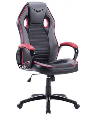 Silla Gaming Naceb Technology JUGGERNAUT – Gamer, Negro/Rojo, Piel Sintética