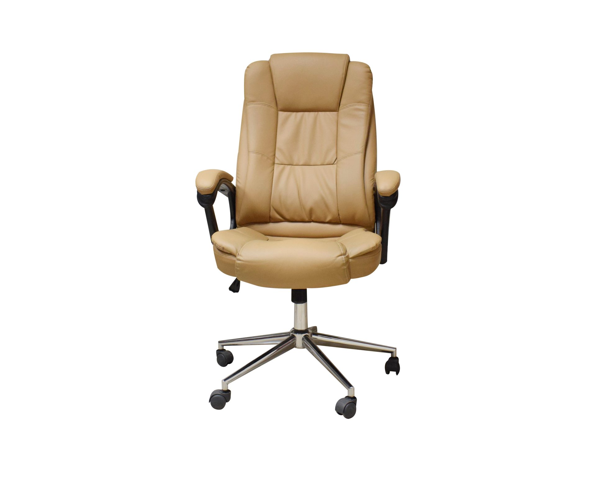 Silla Ejecutiva Naceb Technology Cafe NA-0930C – Ejecutiva, Asiento acolchado, Café, Vinipiel