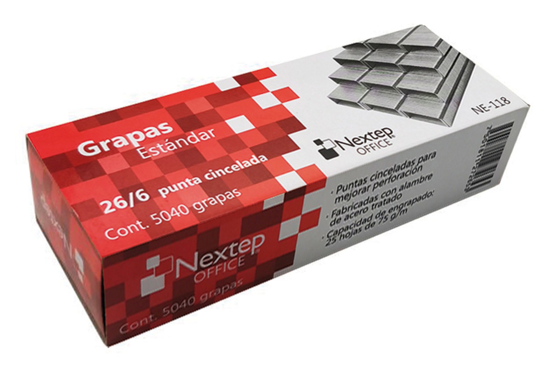 Grapas Estándar Nextep NE118 26/6 C/5000 –