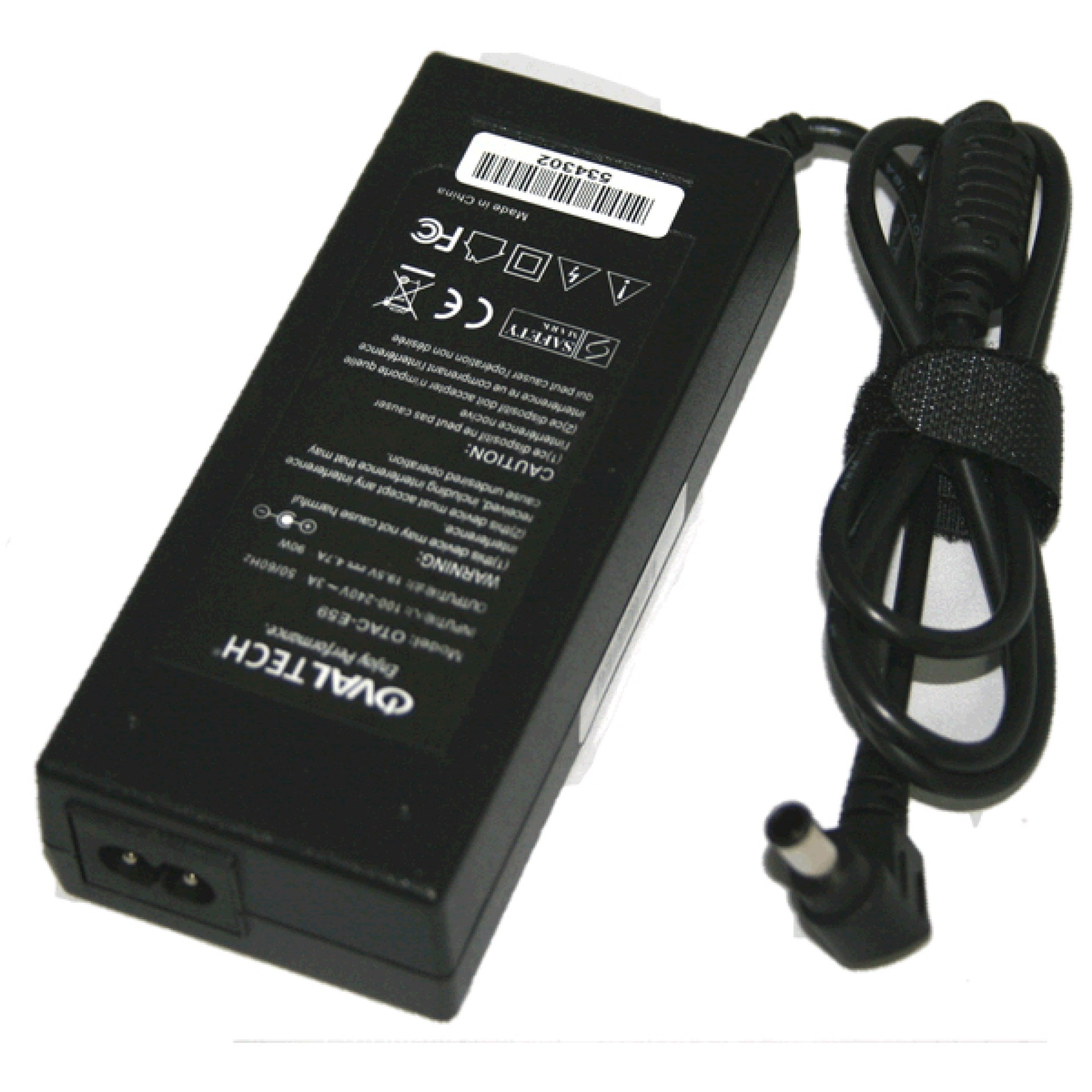 Cargador / Adaptador para Laptop OTAC-E59 OVALTECH de 90W 19.5V-4.74A (6.0*4.4) –