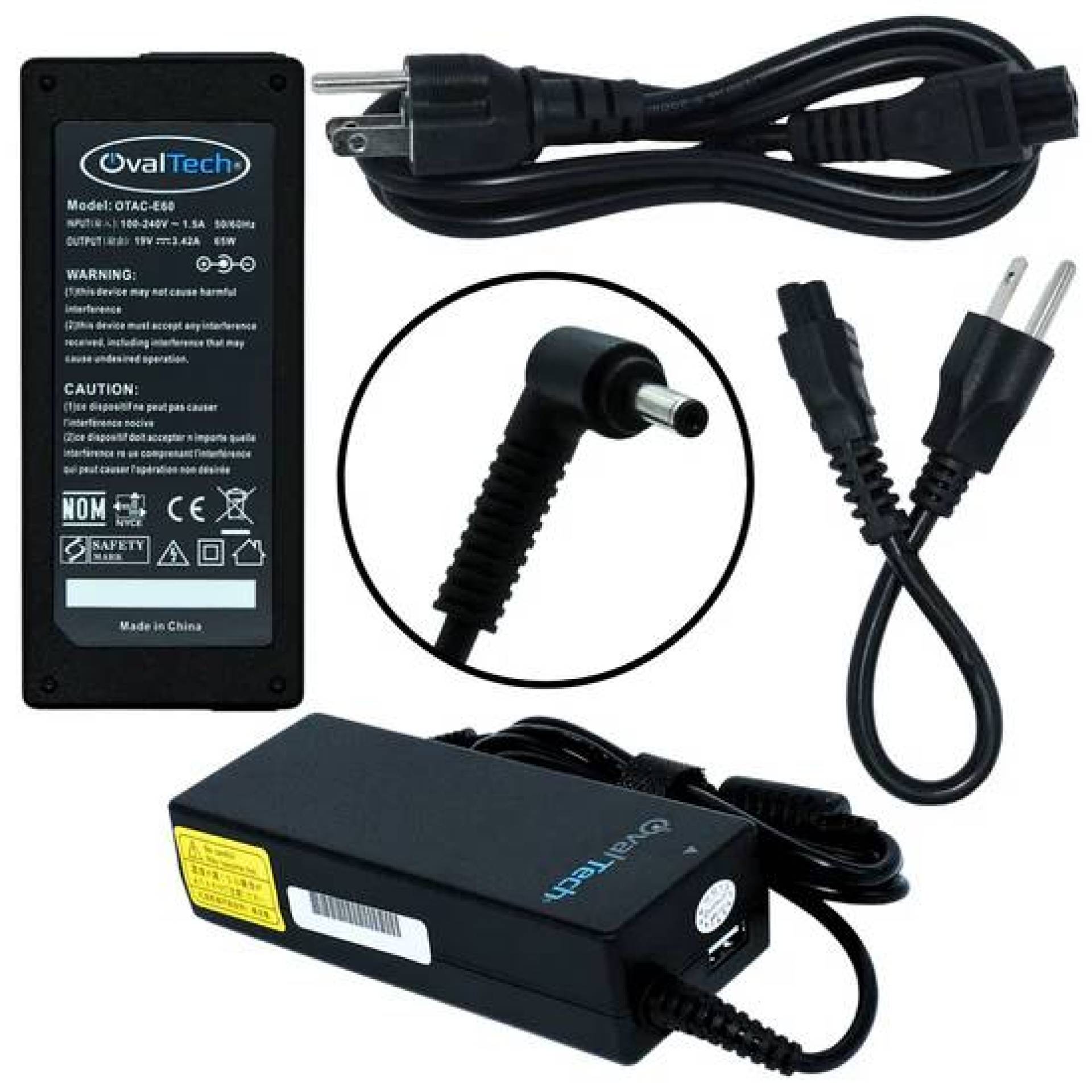 ADAPTADOR OTAC-E60  19V/3.42A (4.0*1.35) –