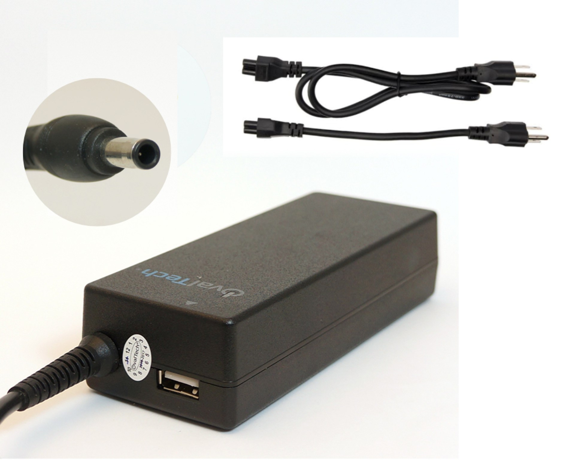 Cargador / Adaptador para Laptop OTAC-E71 OVALTECH de 60W 16V/3.75A (5.5*3.0) –