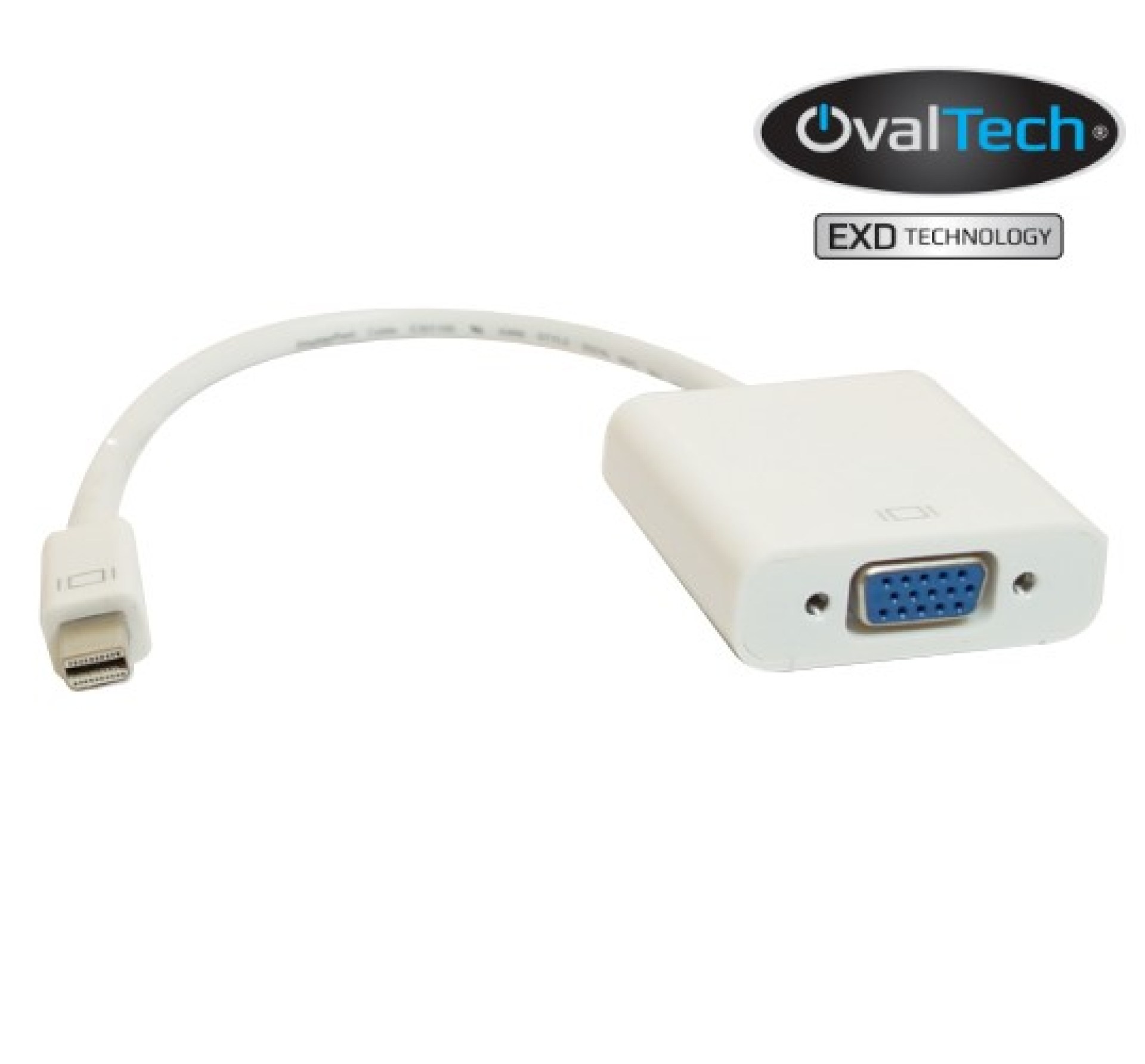 Adaptador Mini DisplayPort  a VGA OVALTECH OVMDP-VGA OVMDP-VGA –