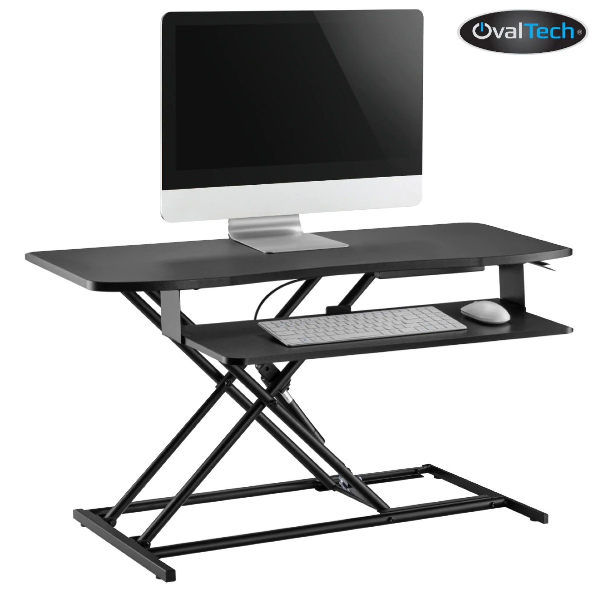 Estación de Trabajo De Pie Y Sentado OVALTECH OVDESK-950MM de 950x400mm –