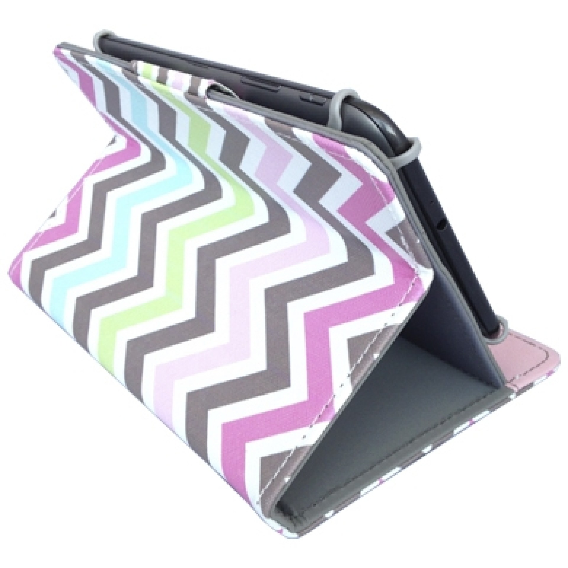 Funda para tableta BROBOTIX 704524d – 7 pulgadas, Folio, Vinipiel, Universal
