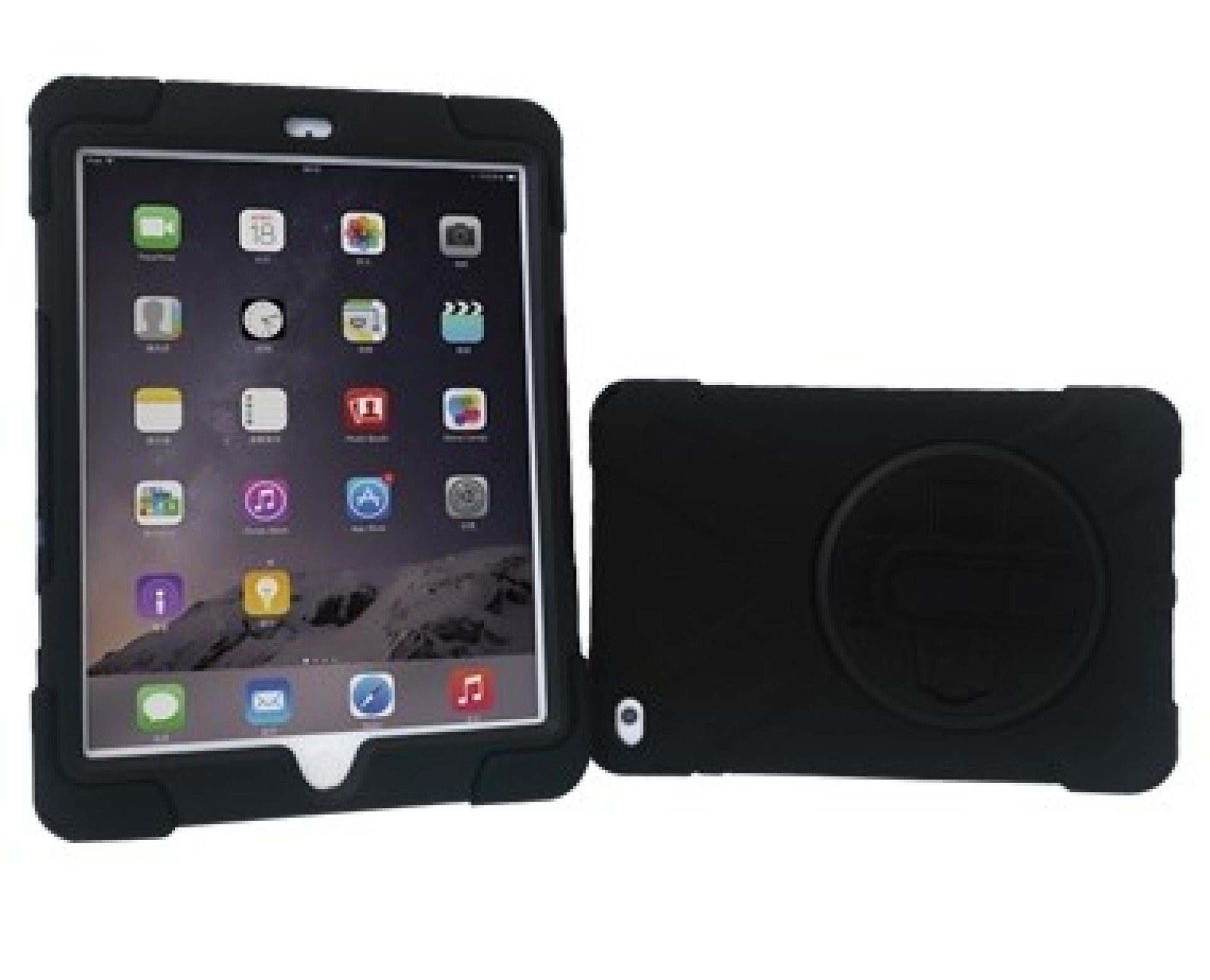 FUNDA PROTECTOR C/CORREA – USO RUDO, GIRO 360º, P/IPAD 9.7, 6TA GENERACIÓN 2017, C/MICA, BROBOTIX 004152