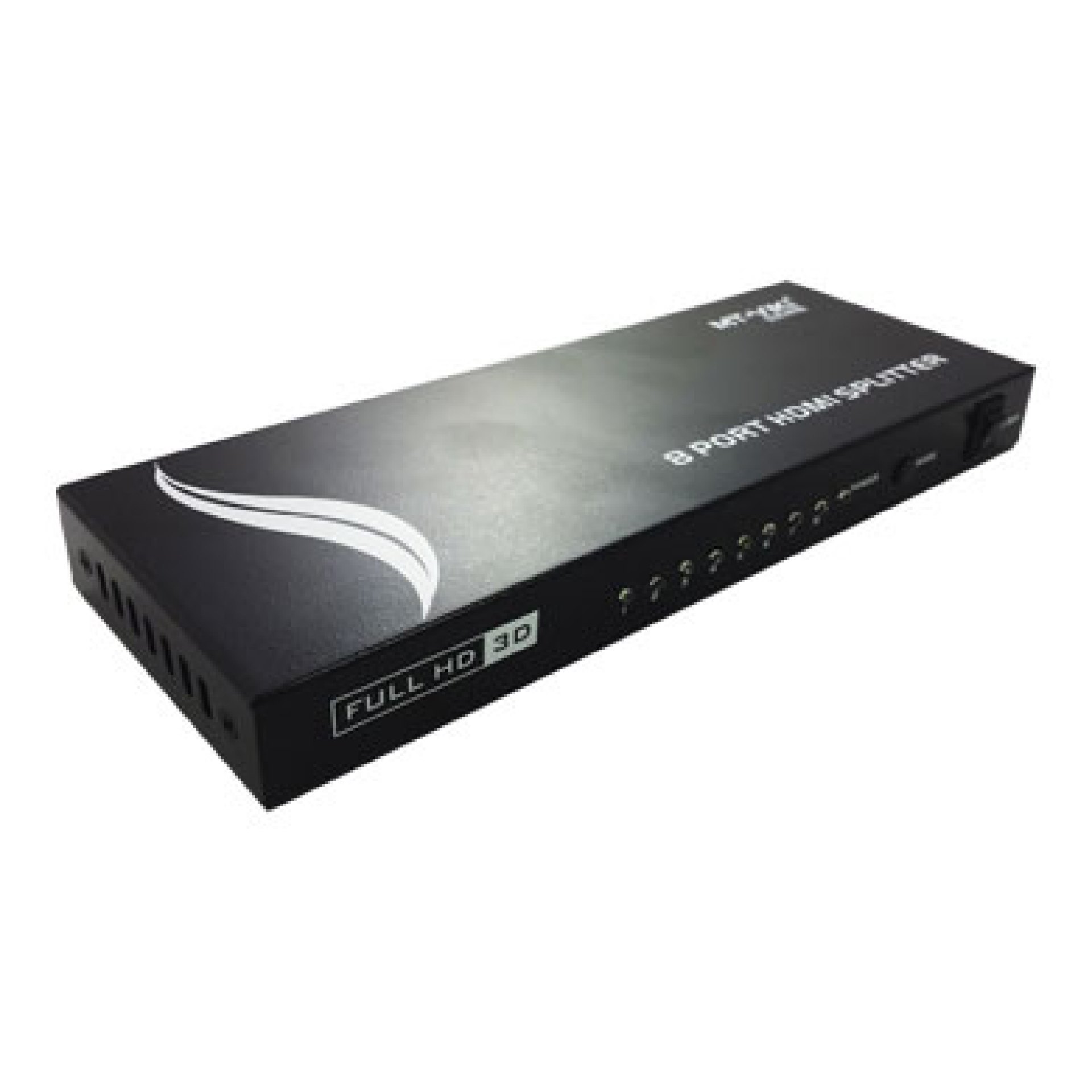 Video Splitter HDMI 8 Dispositivos  BROBOTIX 000108 – HDMI, Negro