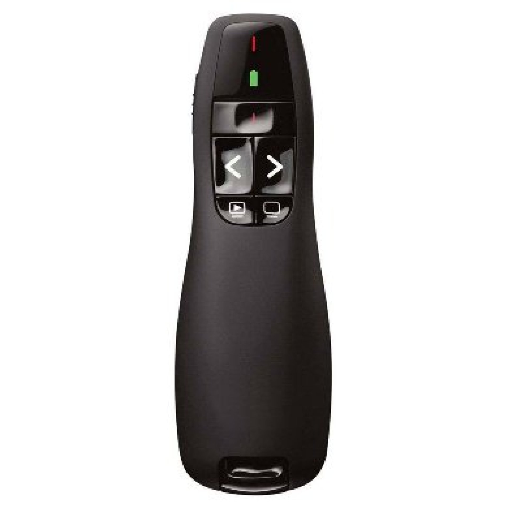 APUNTADOR Y PRESENTADOR LÁSER BROBOTIX R400 – Negro, Inalámbrico/USB, 57 g, 15 m
