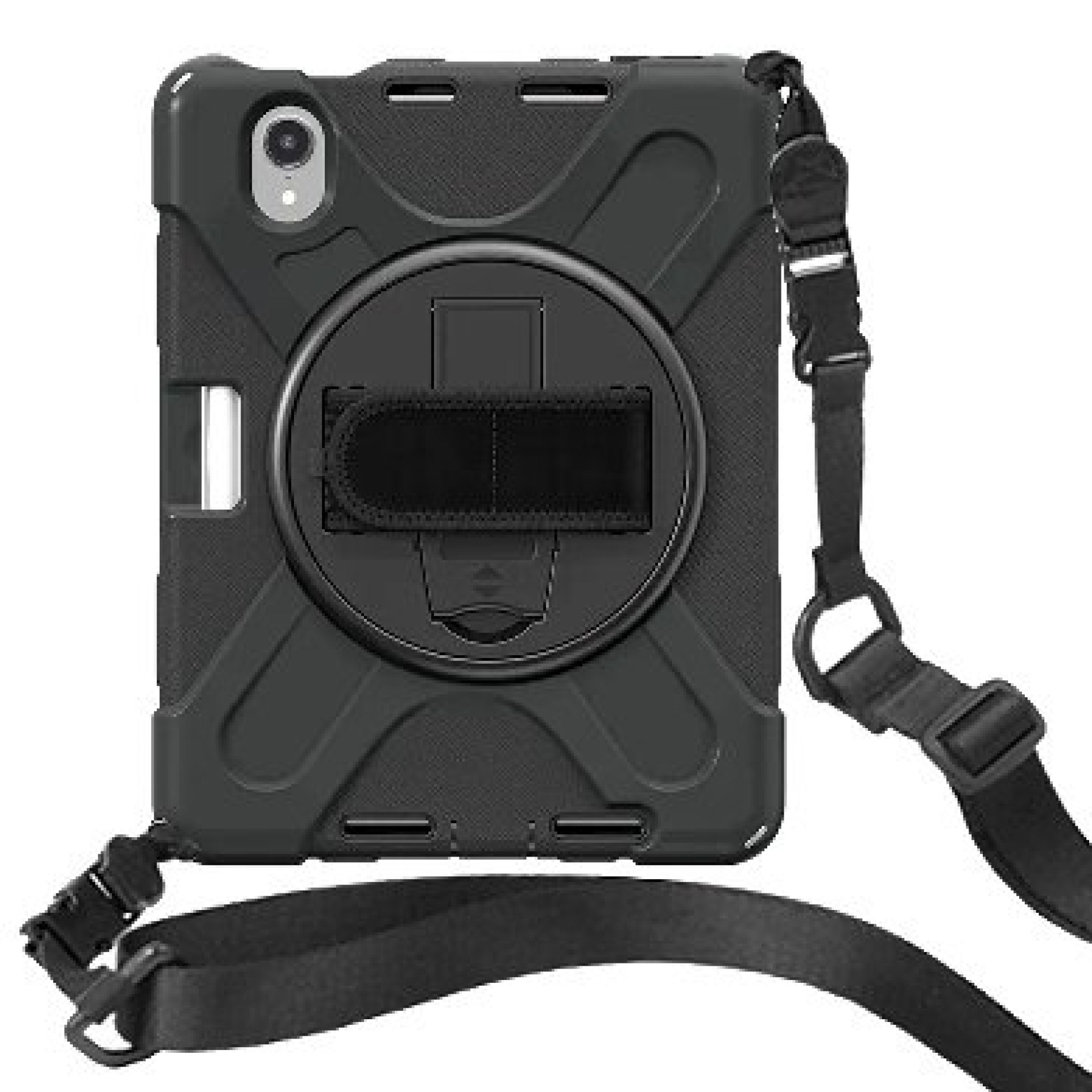 FUNDA PROTECTOR C/CORREA – USO RUDO, GIRO 360º, P/IPAD MINI 6TA GENERACIÓN, 8.9, C/MICA, BROBOTIX 6000557
