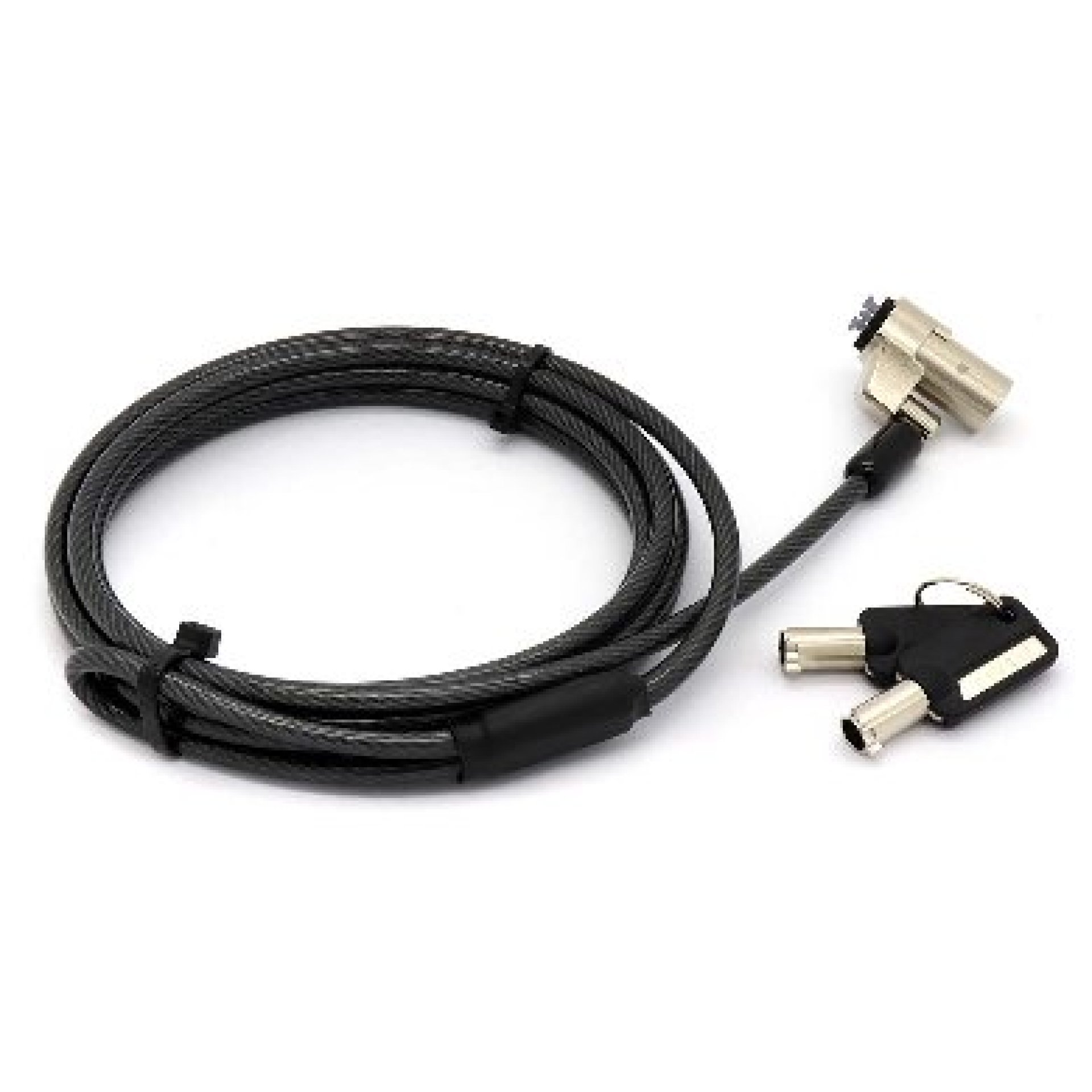 Candado de llave – (NANOSAVER ), P/Portátiles, Acero, Negro, BROBOTIX 6001639