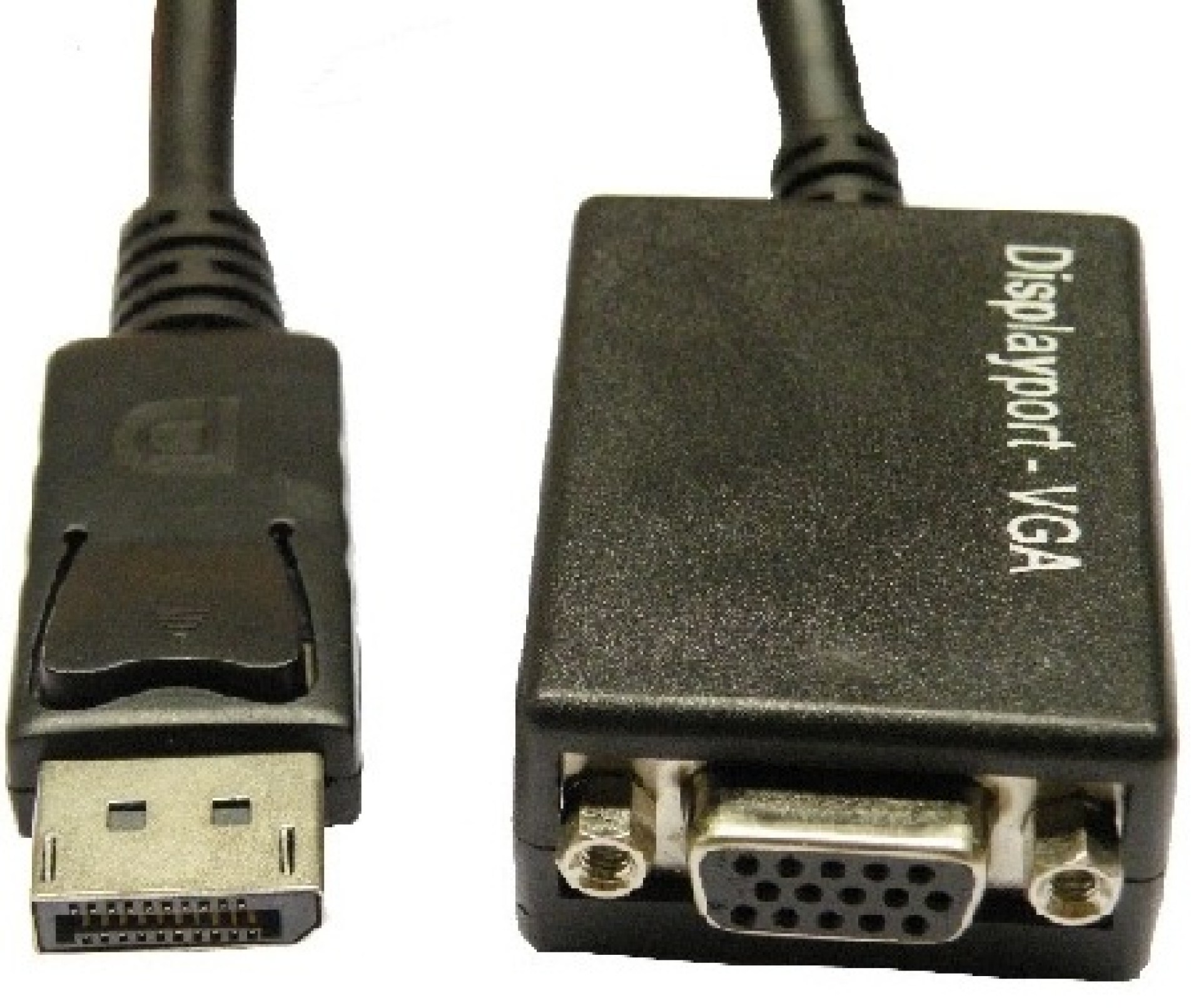 Adaptador Displayport BROBOTIX 104529 – Negro, DisplayPort, VGA, Macho/hembra