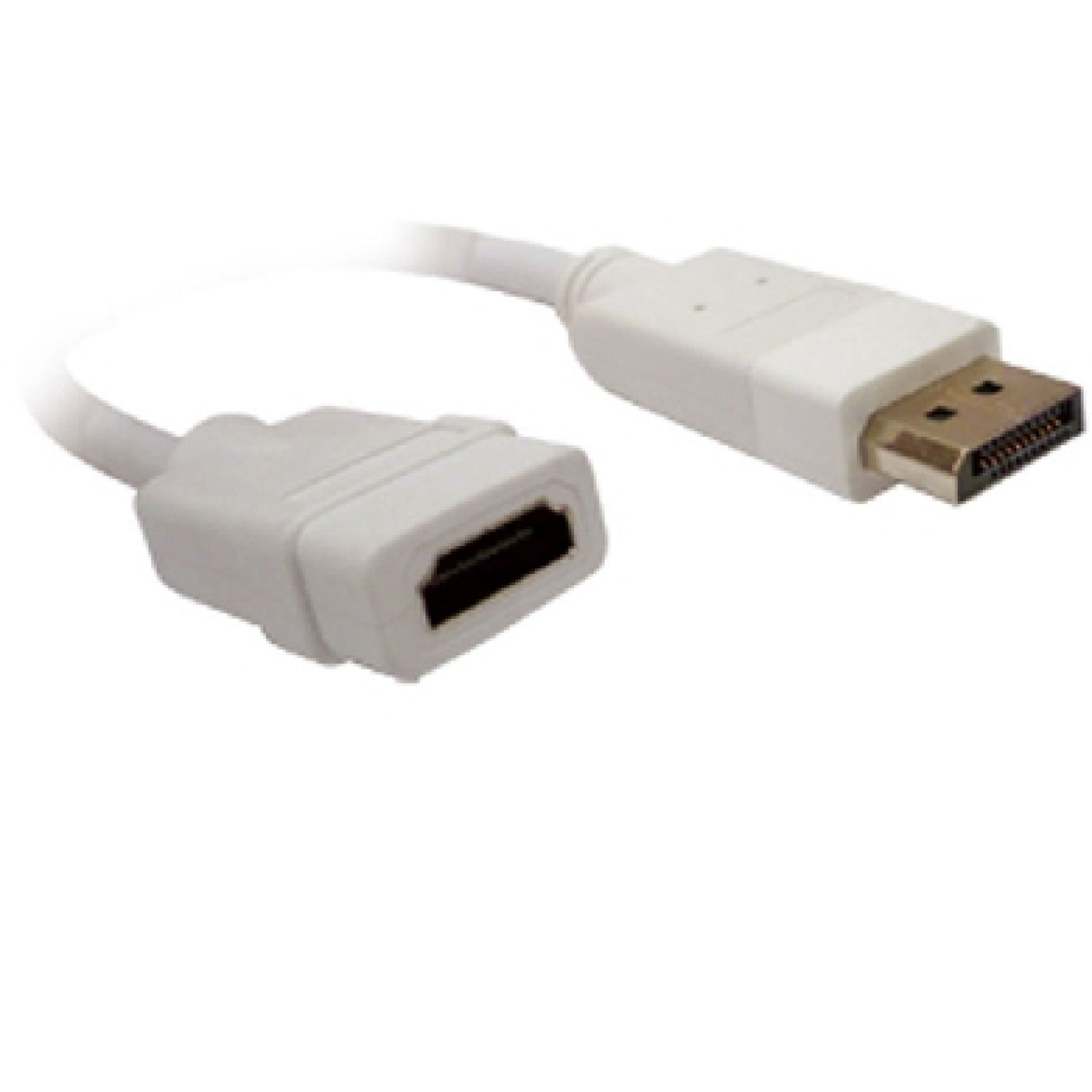 Adaptador Displayport a HDMI BROBOTIX – DisplayPort, HDMI, Color blanco