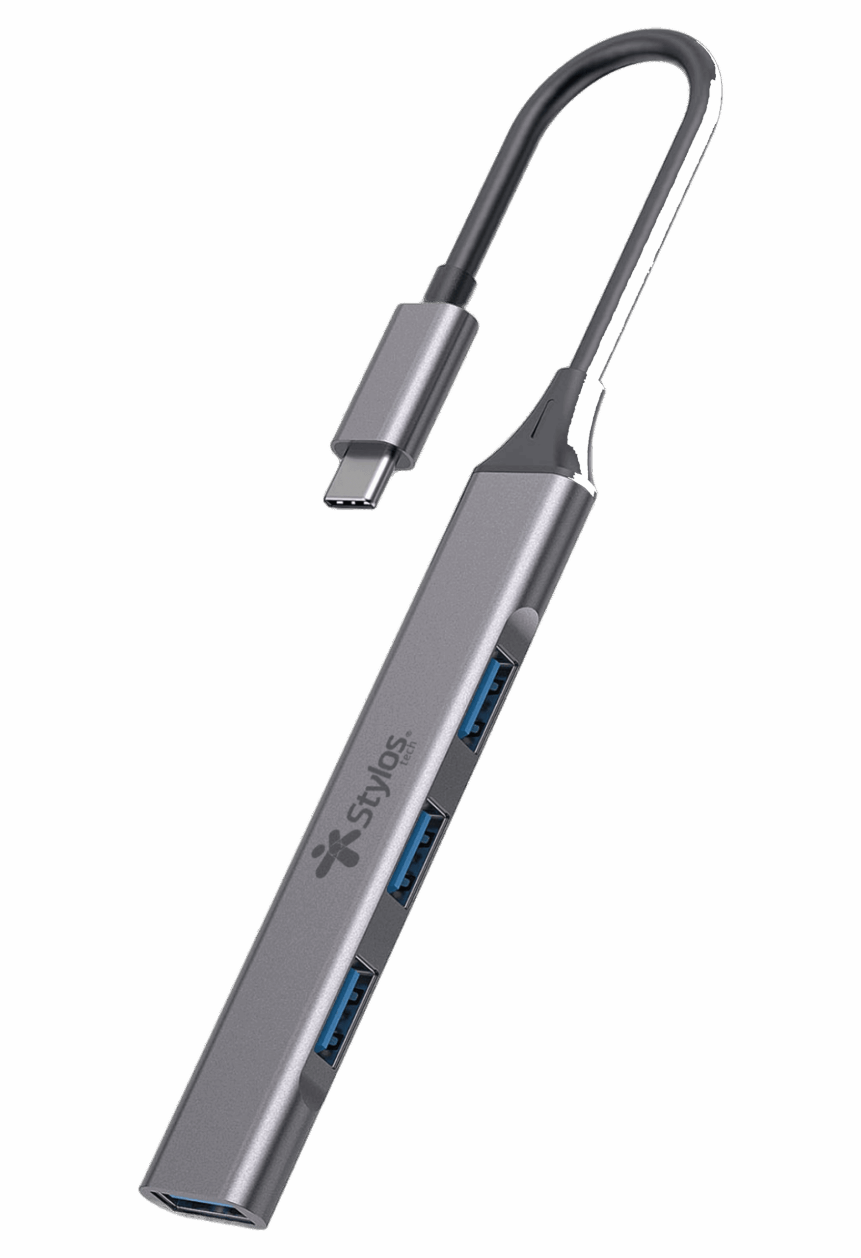 Adaptador HUB 4 En 1 Stylos. STCBHUB42G –