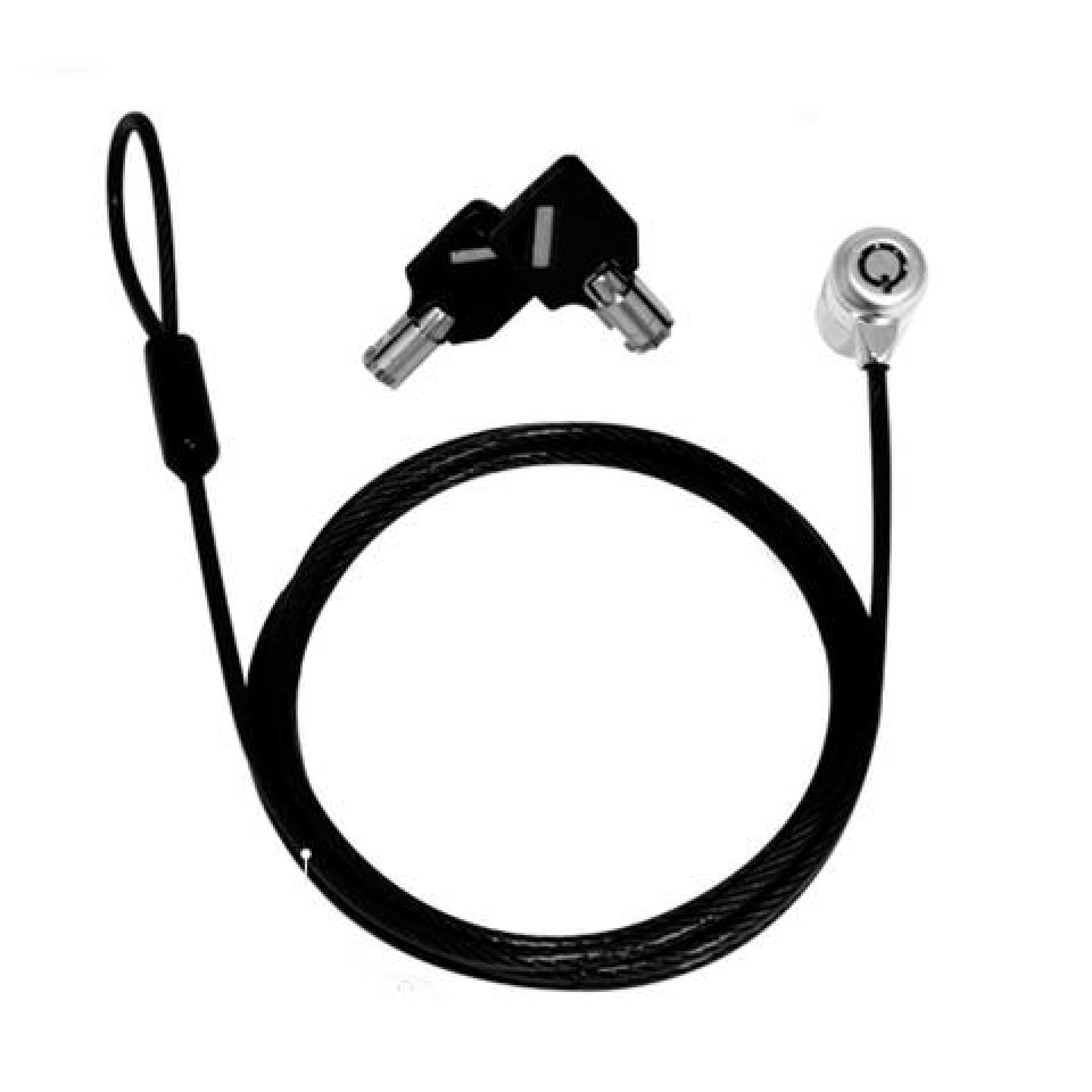 Candado de Seguridad TECHZONE TZCKL01 – Negro, 1.8 m