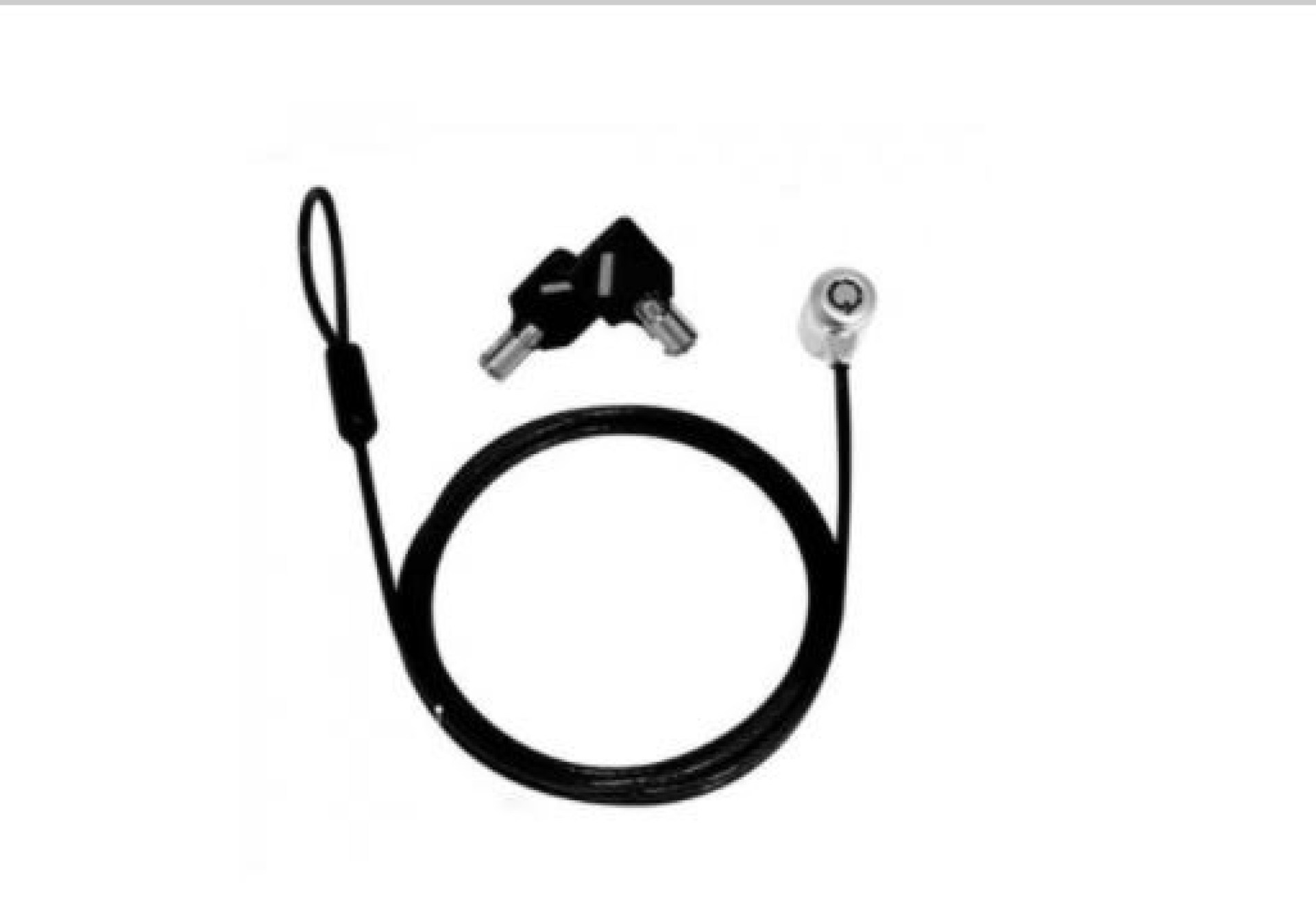 Candado de llave TechZone Tipo T-Bar – 1.8 m de longitud/4mm, acero inoxidable recubierto en vinilo. Empaque OEM, 1 año de garantía.