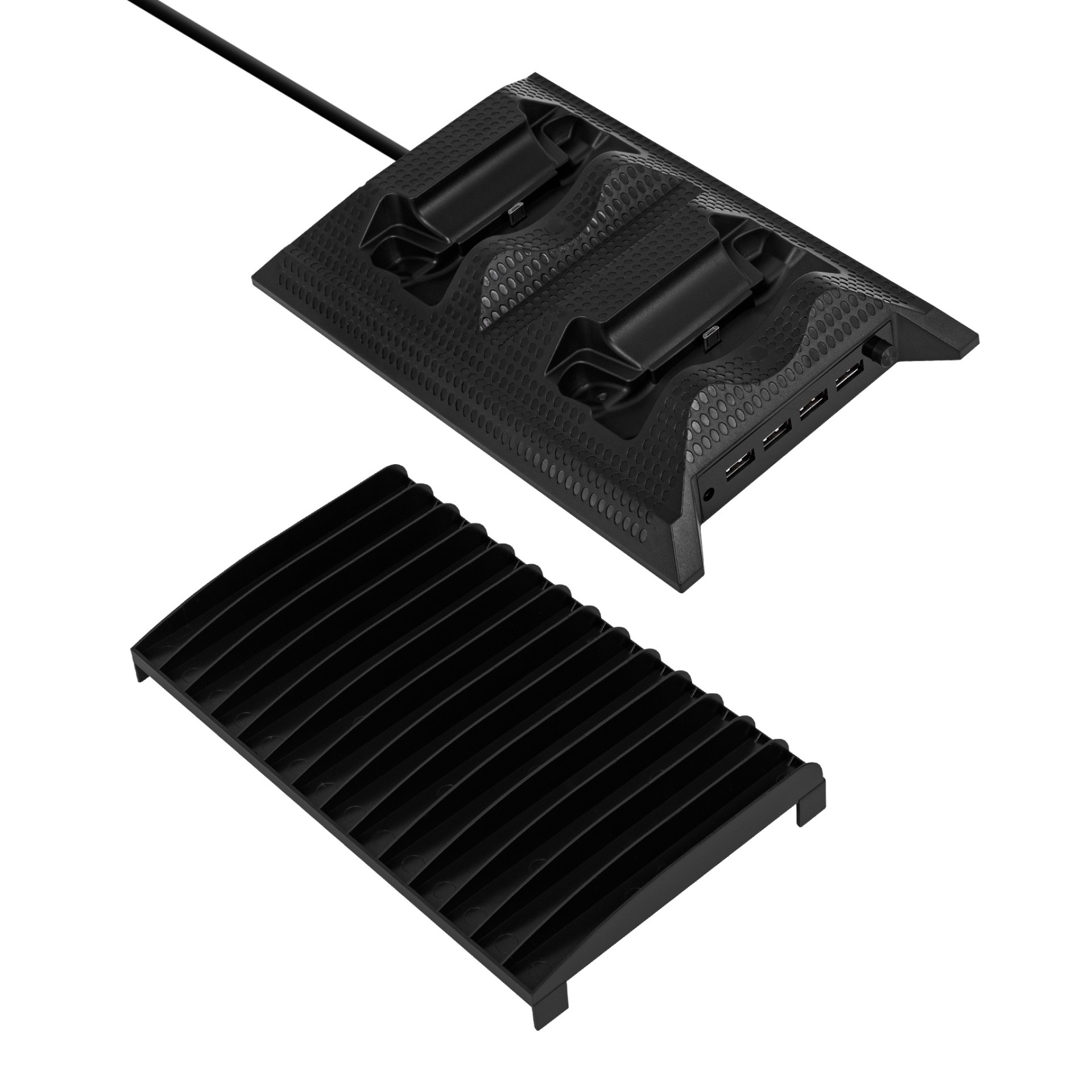 Immortal Base enfriadora – cargador dual para Xbox One, ranura para juegos, 4xUSB 180x90x270mm, 1 año de garantía