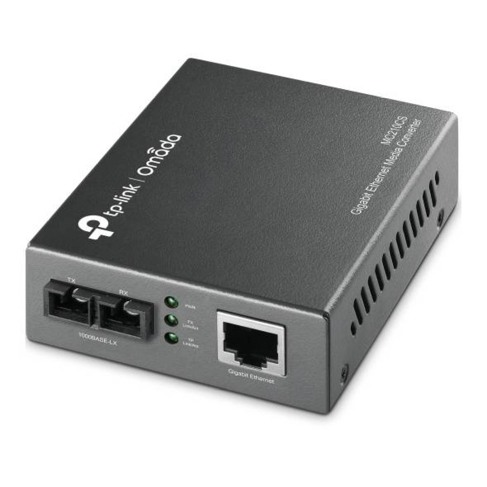 CONVERTIDOR MULTIMEDIA DE MODO INDIVIDUAL GIGABIT TP-LINK MC210CS PARA AMPLIAR LA DISTANCIA DE FIBRA HASTA 15KM –