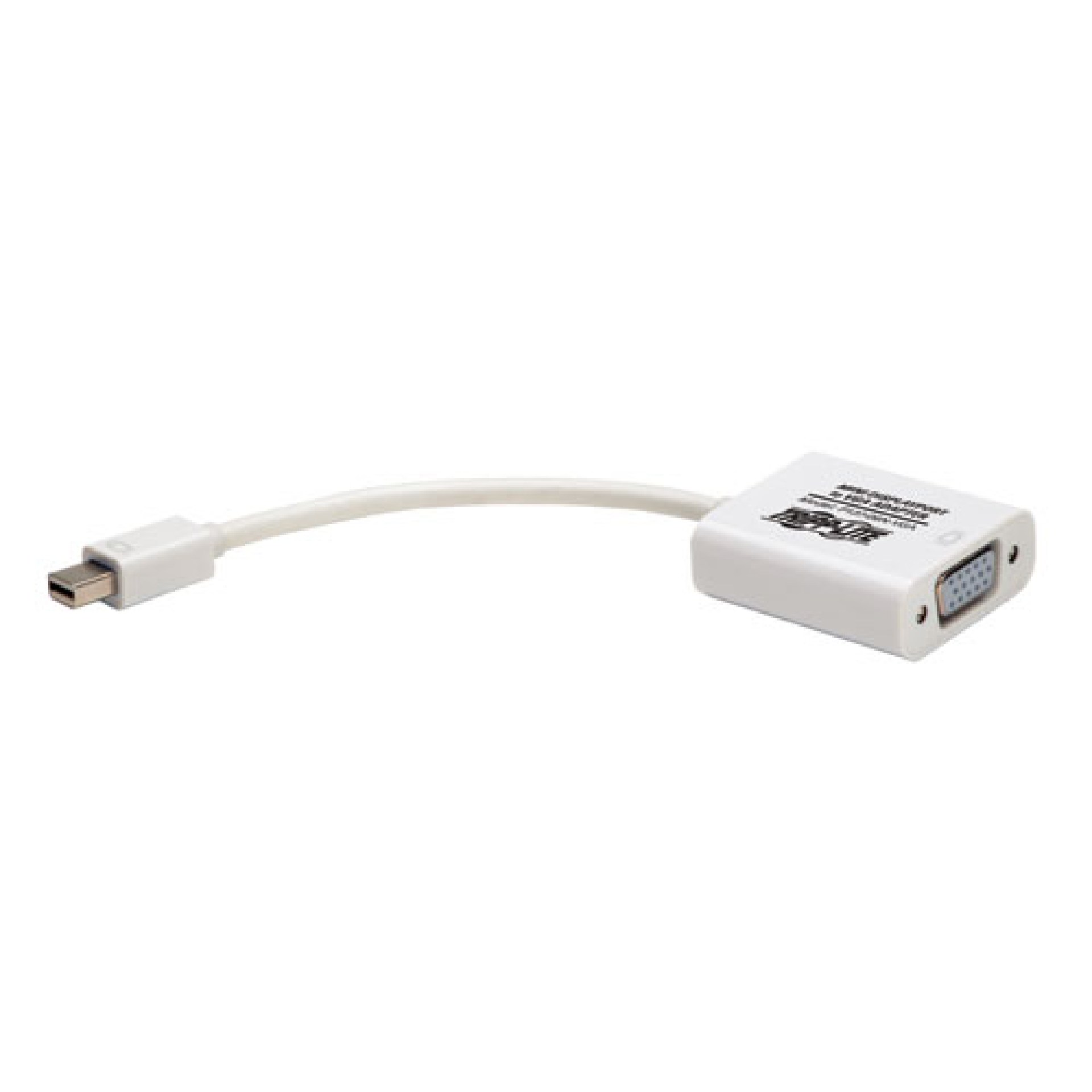 Adaptador convertidor TRIPP-LITE P137-06N-VGA – Color blanco, Mini DisplayPort, Macho/hembra