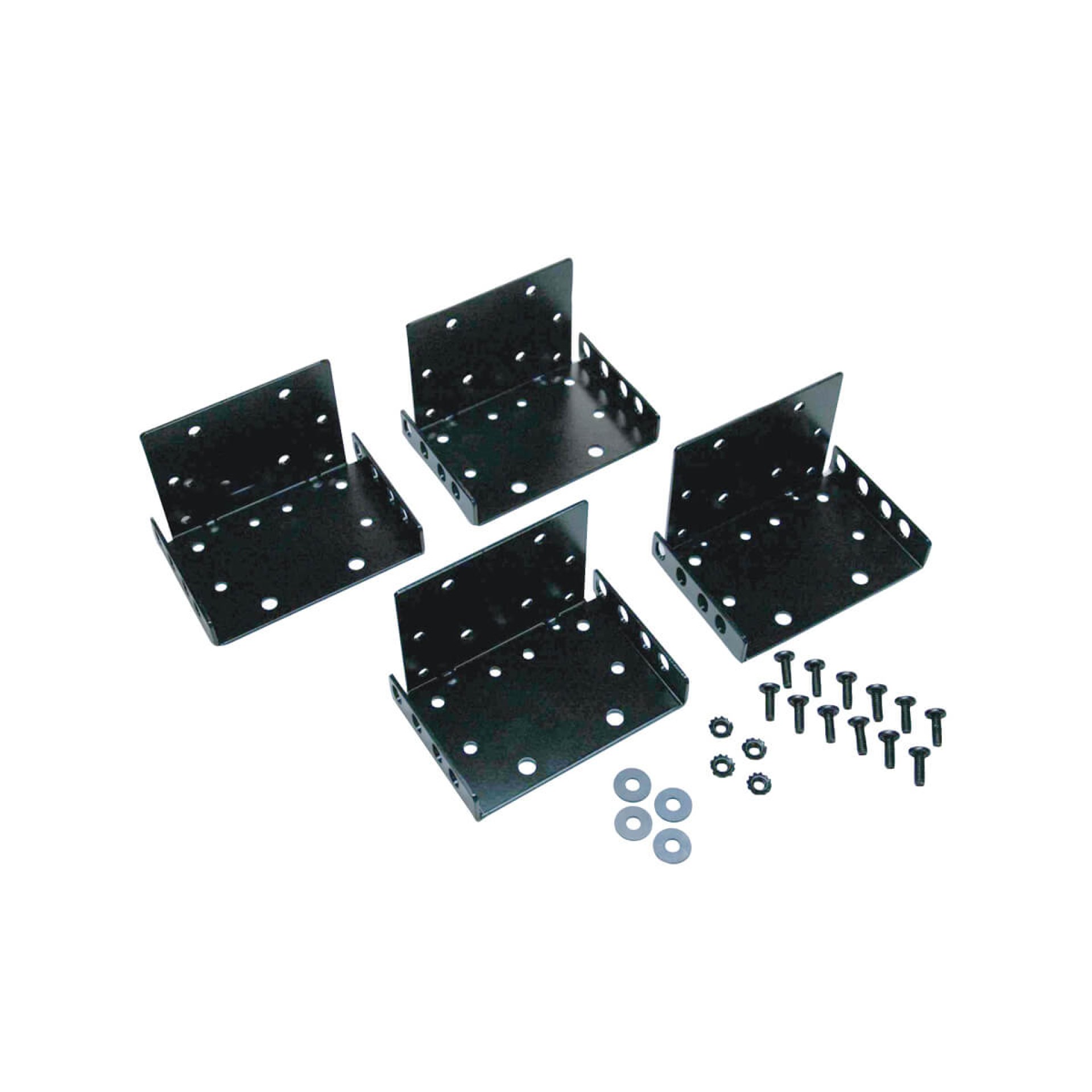 Juego de adaptadores para instalación en rack TRIPP-LITE 2POSTRMKITWM – Acero, Negro