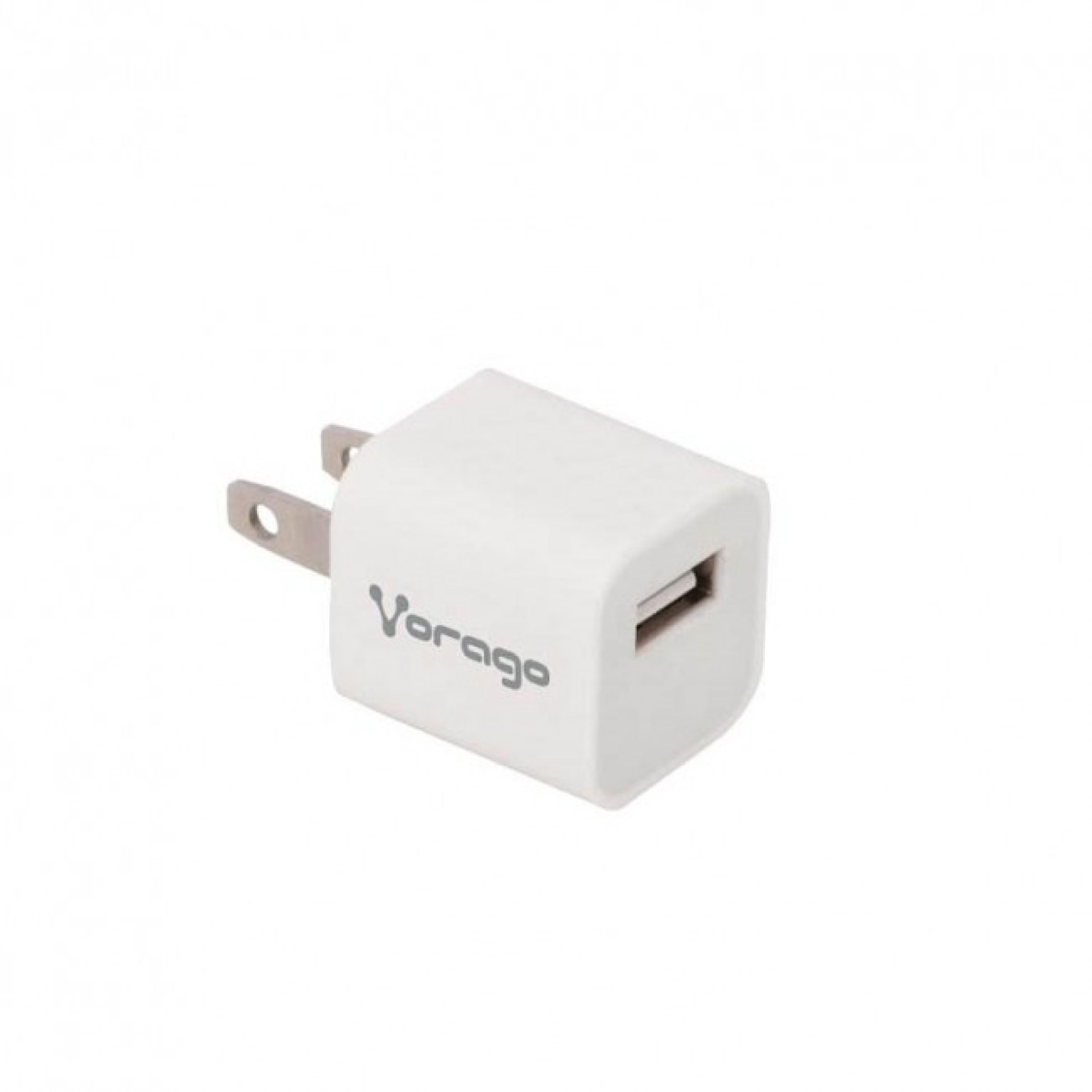 Cargador de pared VORAGO AU-105 – Interior, Corriente alterna, Color blanco, 5 V