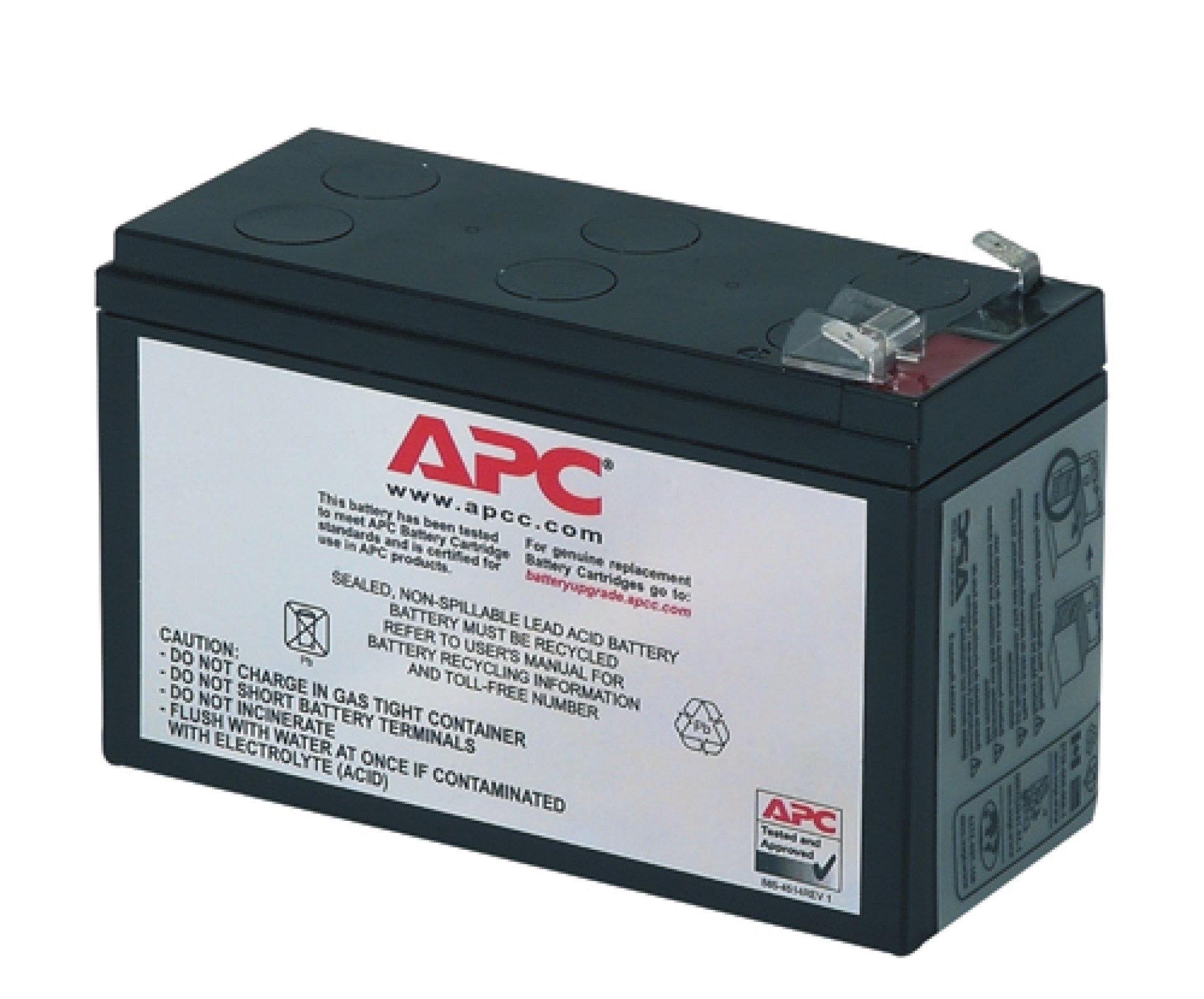 Batería de Reemplazo RBC17 APC – Negro
