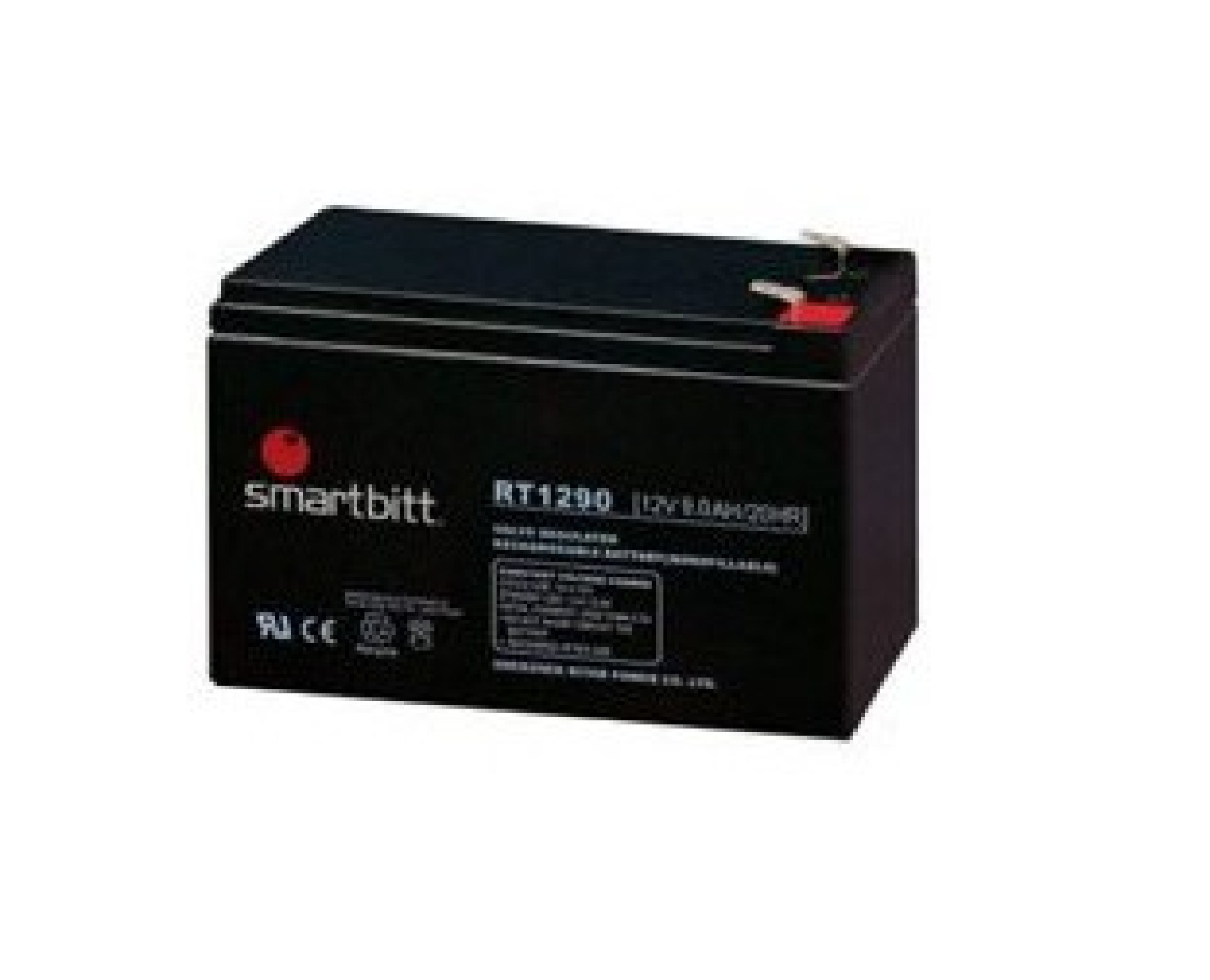 Batería de Reemplazo SMARBITT SBBA12-9 – Negro, 12 V, 9 AH