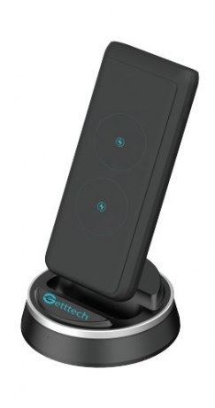 GETTTECH BANCO DE ENERGIA ATOM NEGRO – 10, 000 MAH, CARGA RAPIDA 18W, 1 ENTRADA XTYPEC, 1 IN/OUT XTYPE C, 1 SALIDA XUSB A MOD. GCA-16501