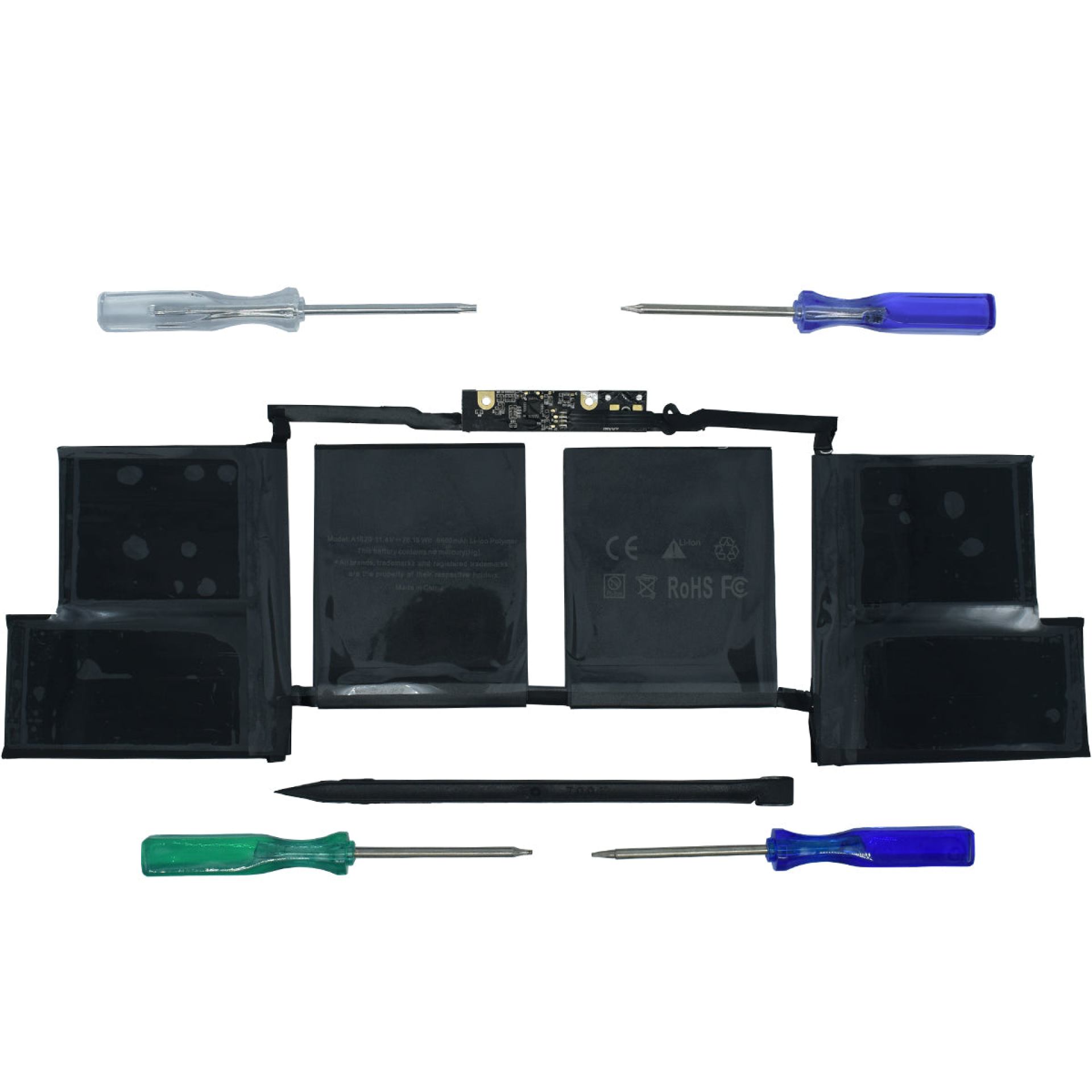 Bateria para Laptop OTA1820 OVALTECH Li-ion 11.4v 76.15wh / 6680mah para Apple MacBook Pro 15 A1707 Late 2016 –