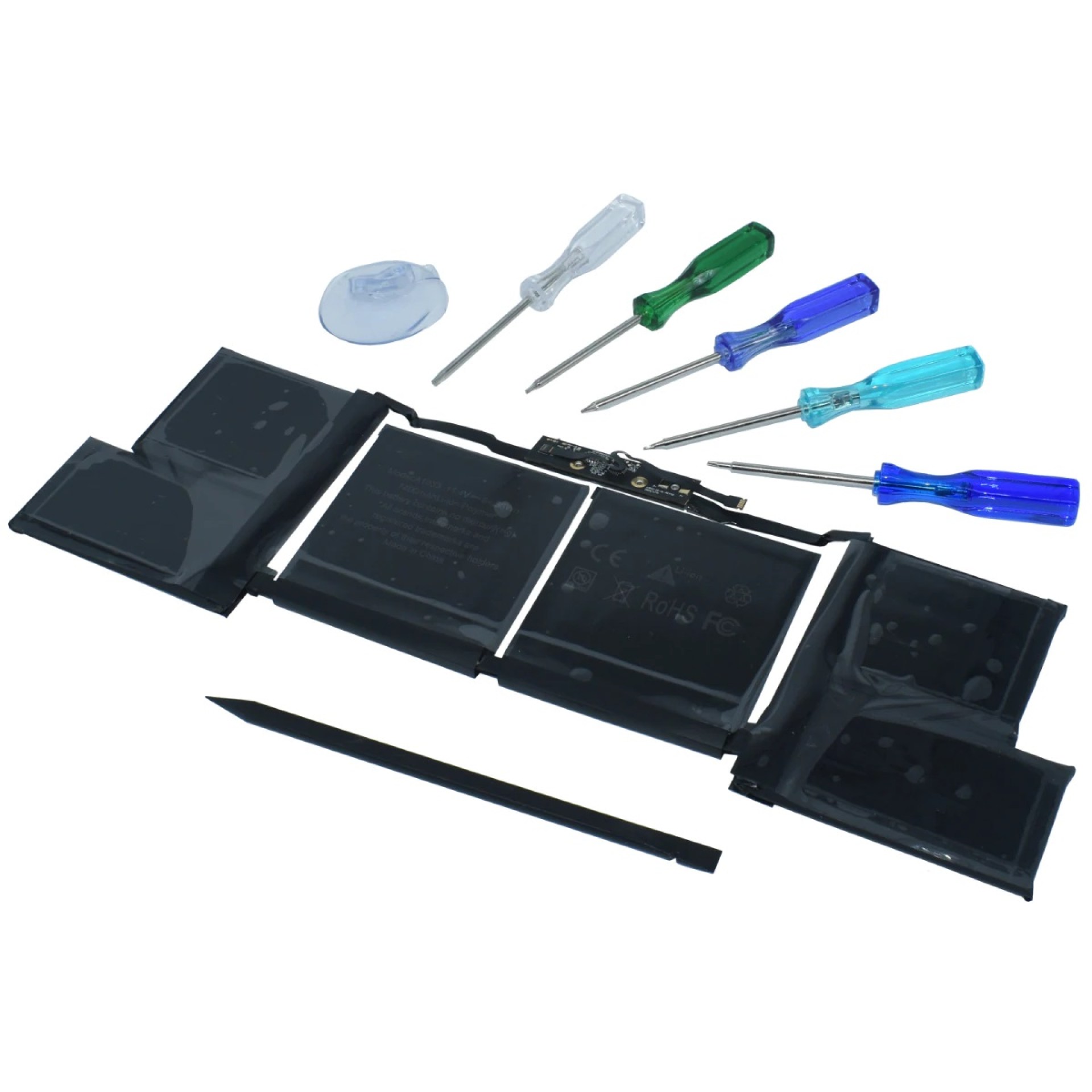 Batería OVALTECH OTA1953 – Batería – Negro, Apple MacBook Pro 15 Mid 2018 2019 11.4v / 84.36wh