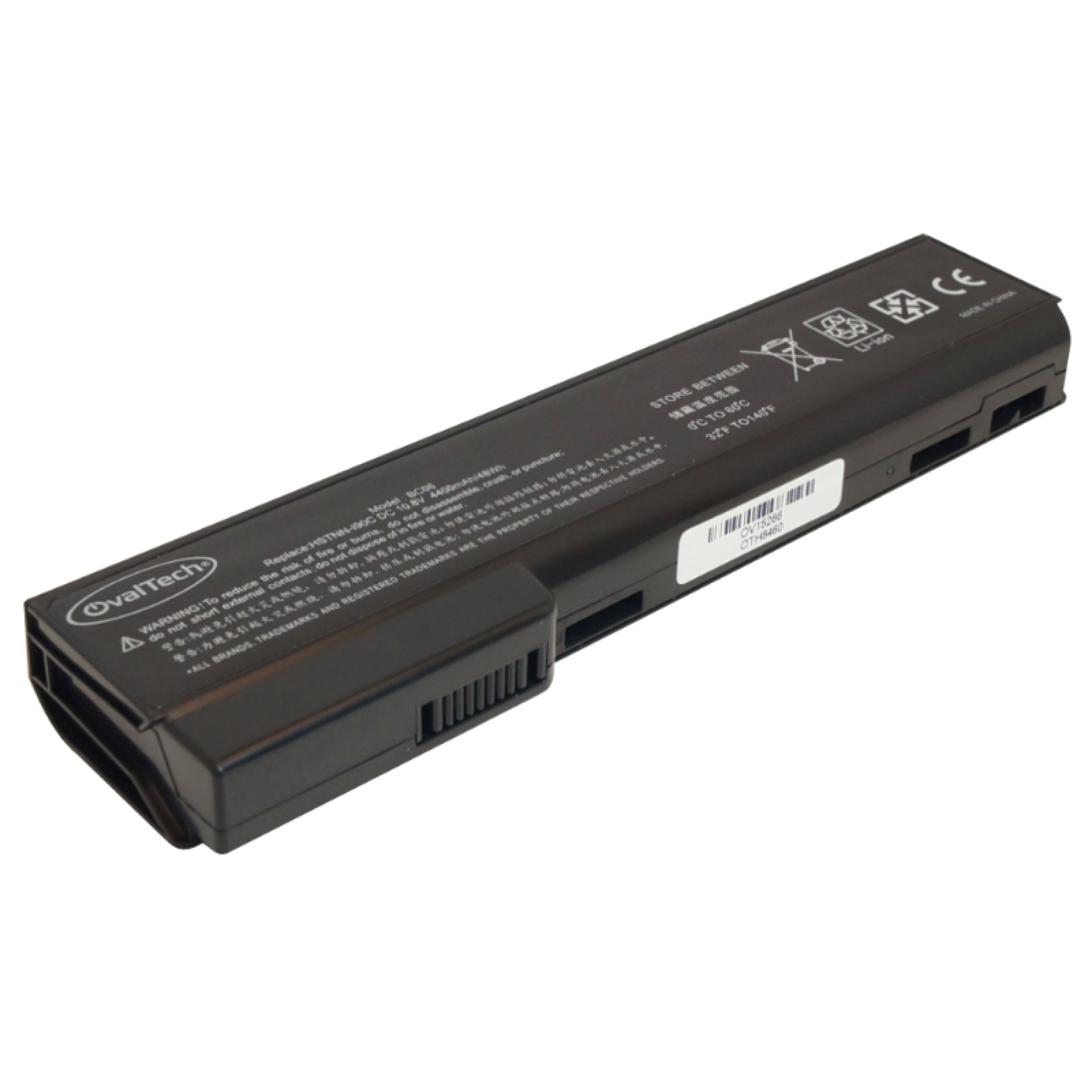 Bateria para Laptop OTH8460 OVALTECH Li-ion 10.8V HP EliteBook 8460w Series / EliteBook 8460p -6400mAh –