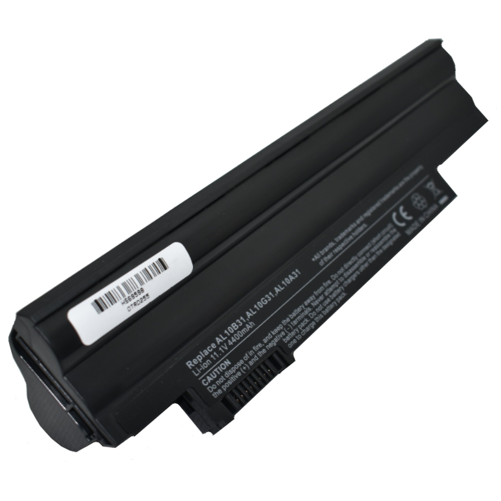 Bateria color negro 6 celdas OVALTECH para Acer Aspire One D257 – 6 – Negro, 4400mAh, 11.1V, Acer