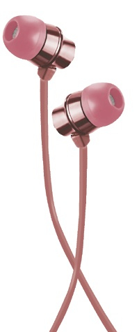 Audífonos In EAR Mobifree METALIC – Rosa, Alámbrico, 1.2 m