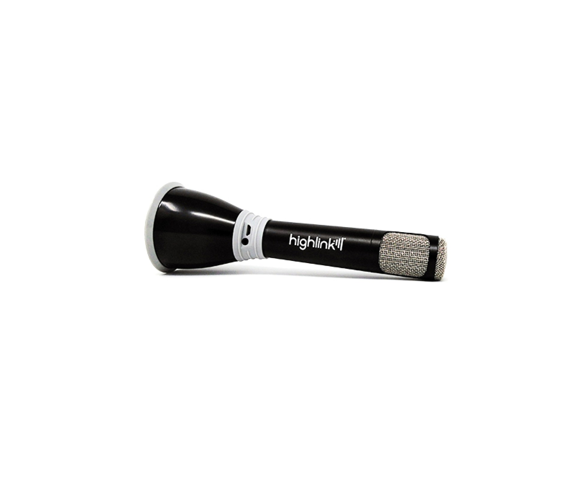 Micrófono Karaoke Multifuncional Highlink 7500462677282 – Negro