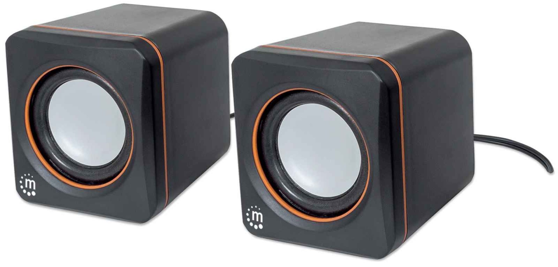 161435 Bocinas Serie 2600 – Conéctelos a la computadora y a otros dispositivos equipados con USB. 3 años de garantía
