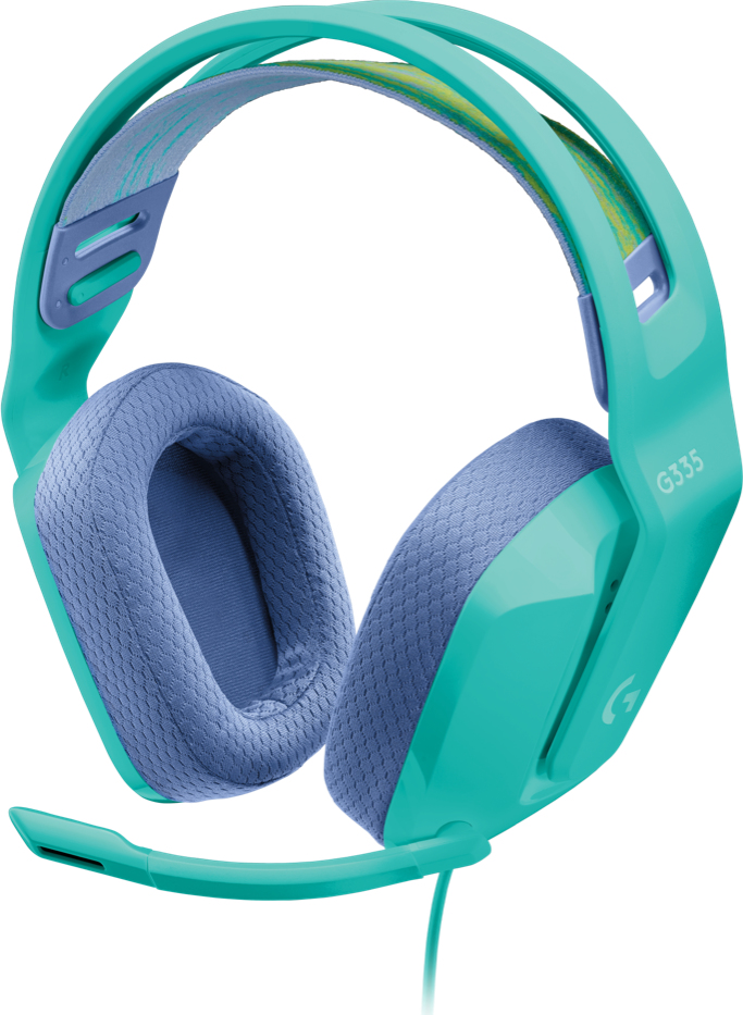 Diademas  LOGITECH G335 – Diadema, Menta