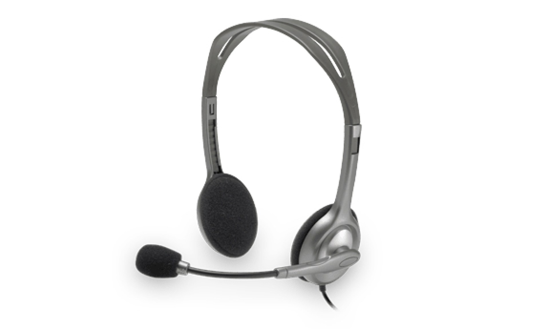Diadema LOGITECH H111 – PC/Juegos, Diadema, Gris, Alámbrico, 3.5 mm (1/8