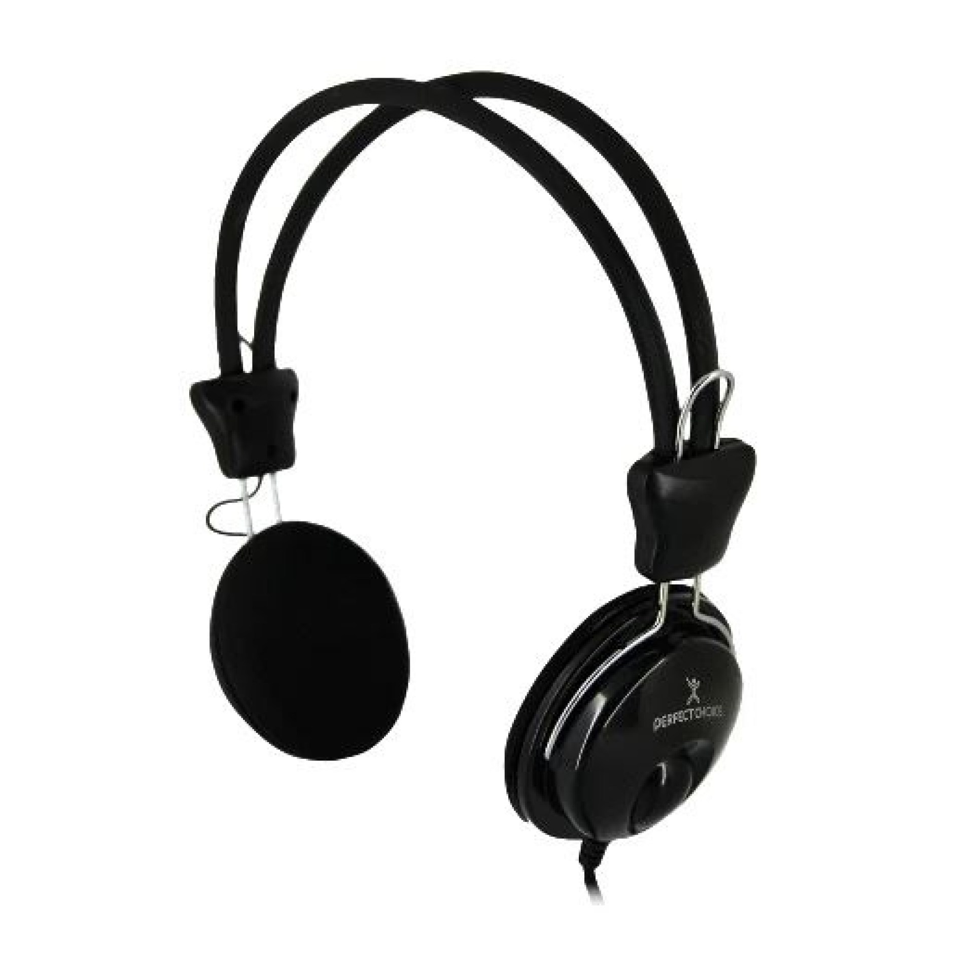 Diadema PERFECT CHOICE PC-110323 – Diadema, Negro, Alámbrico, 3.5 mm (1/8