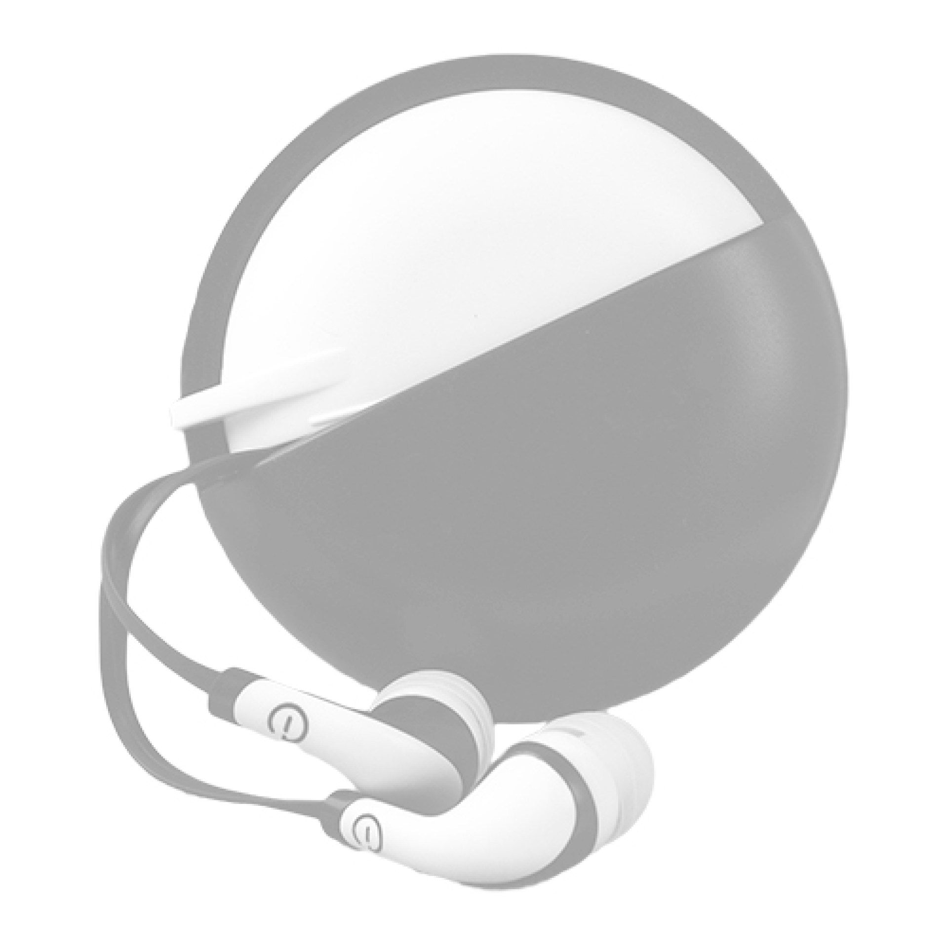 Audífonos IN-EAR Easy Line EL-995241 – gris/blanco, Alámbrico, 3.5 mm, 1.2 m