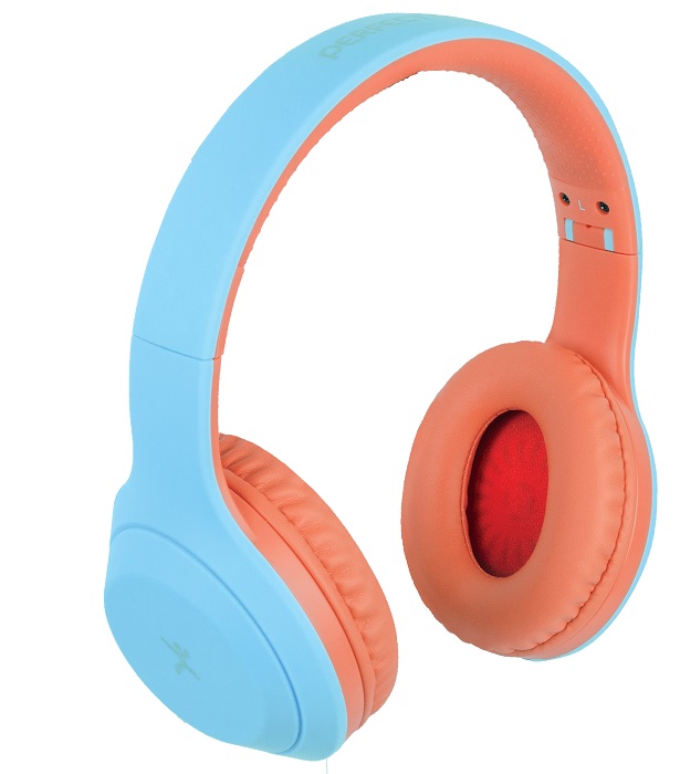 Diadema Inalámbrica PERFECT CHOICE On Ear – Diadema, Azul-Mamey