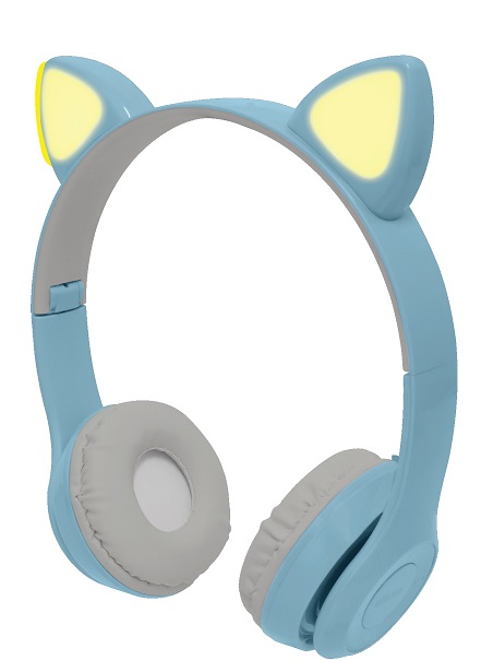 Diadema Inalámbrica PERFECT CHOICE kids Catto – Diadema, Azul