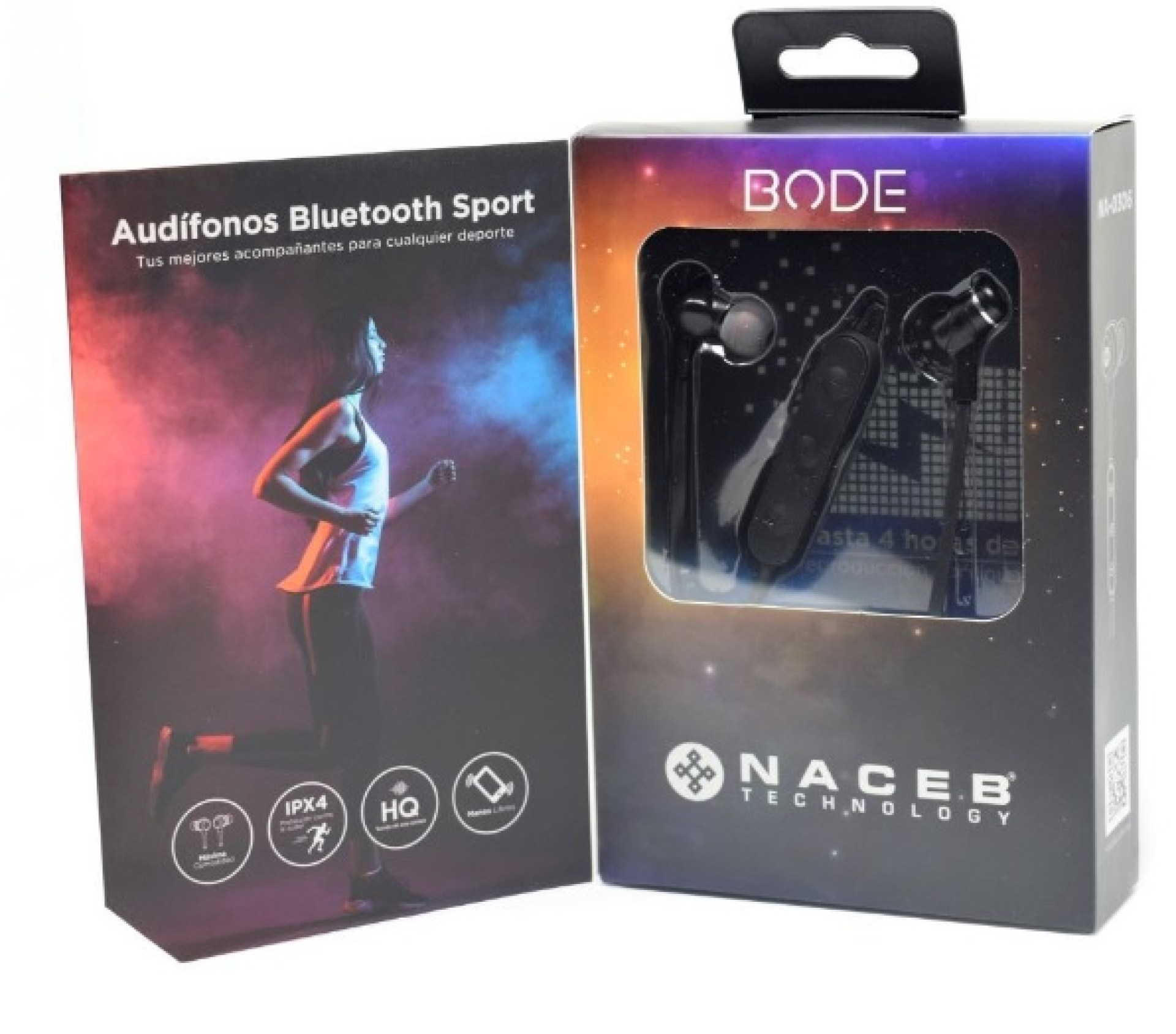 Audífonos Bluetooth Sport Naceb Technology NA-0306 – Negro
