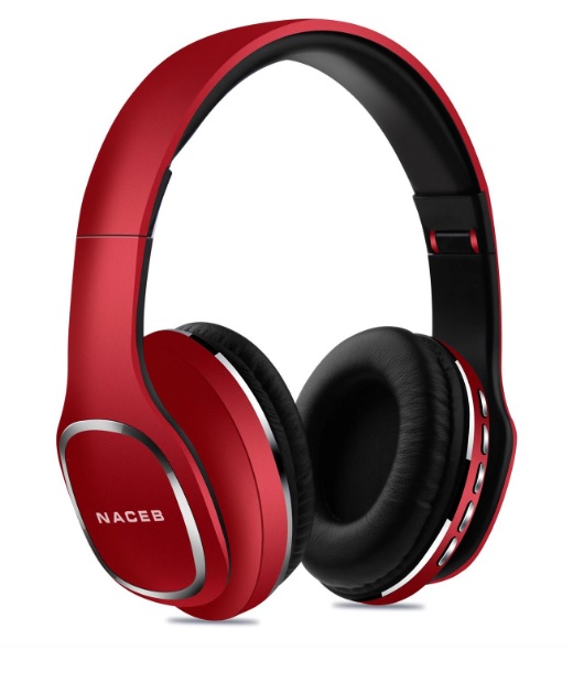 Diadema Bluetooh Cetus Naceb Technology NA-0307R – Rojo, Bluetooth