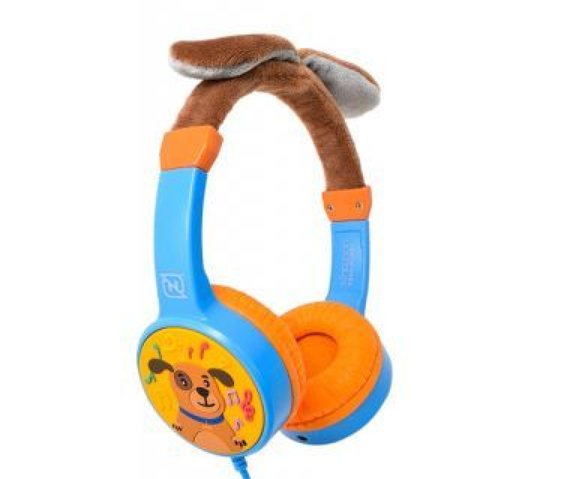 AUDIFONOS ON-EAR ALAMBRICOS KIDS VOLUMEN SEGURO A 95DB 3.5 MML SALIDA AUDIO 3.5MML HIPOALARGENICO NO TOXICO PUPPY AZUL –