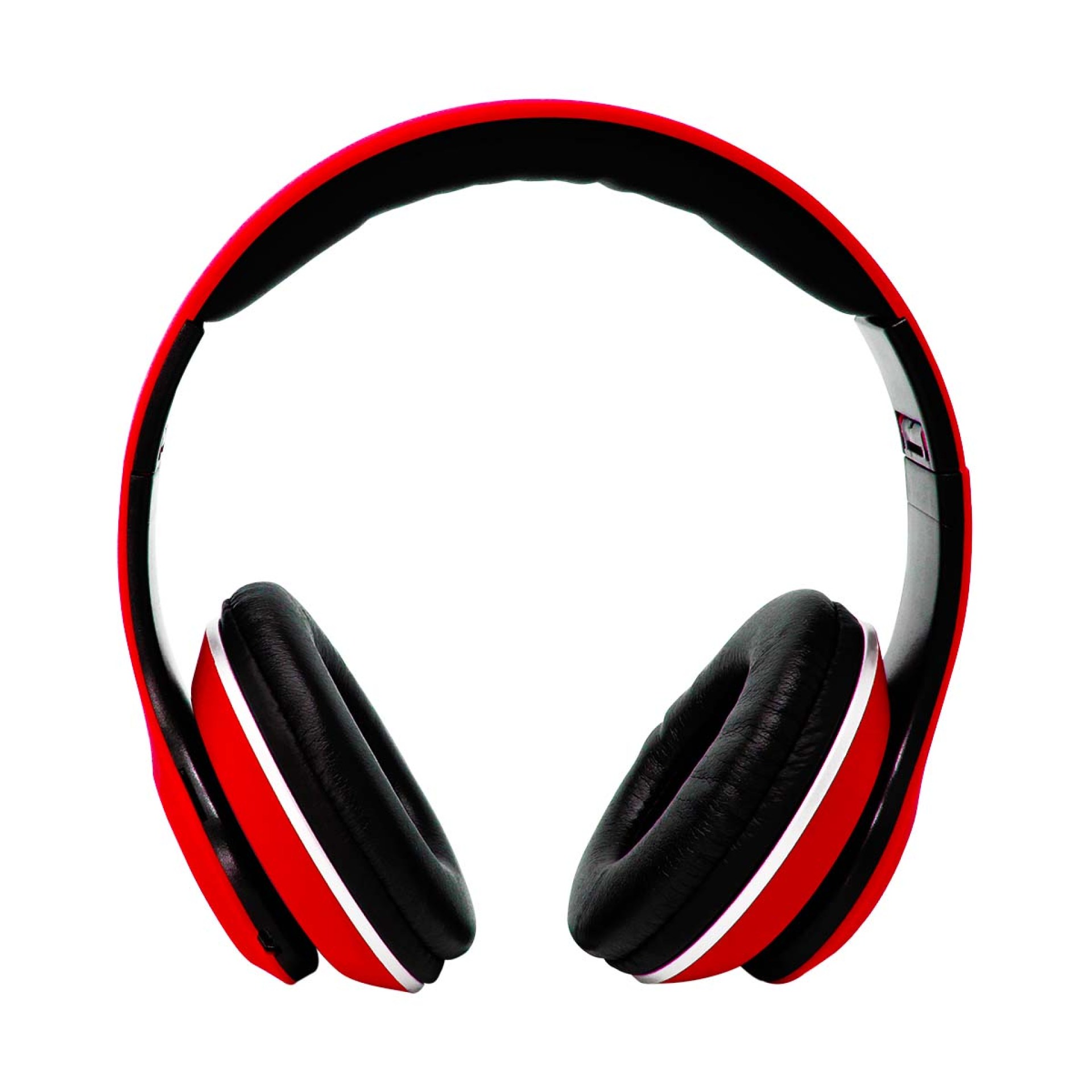 AUDIFONOS OVER-EAR BLUETOOTH NBH-01 SONIDO HI-FI 3.5MM RADIO FM MICRO SD 3.5MML MANOS LIBRES RUBBERIZED ROJO –